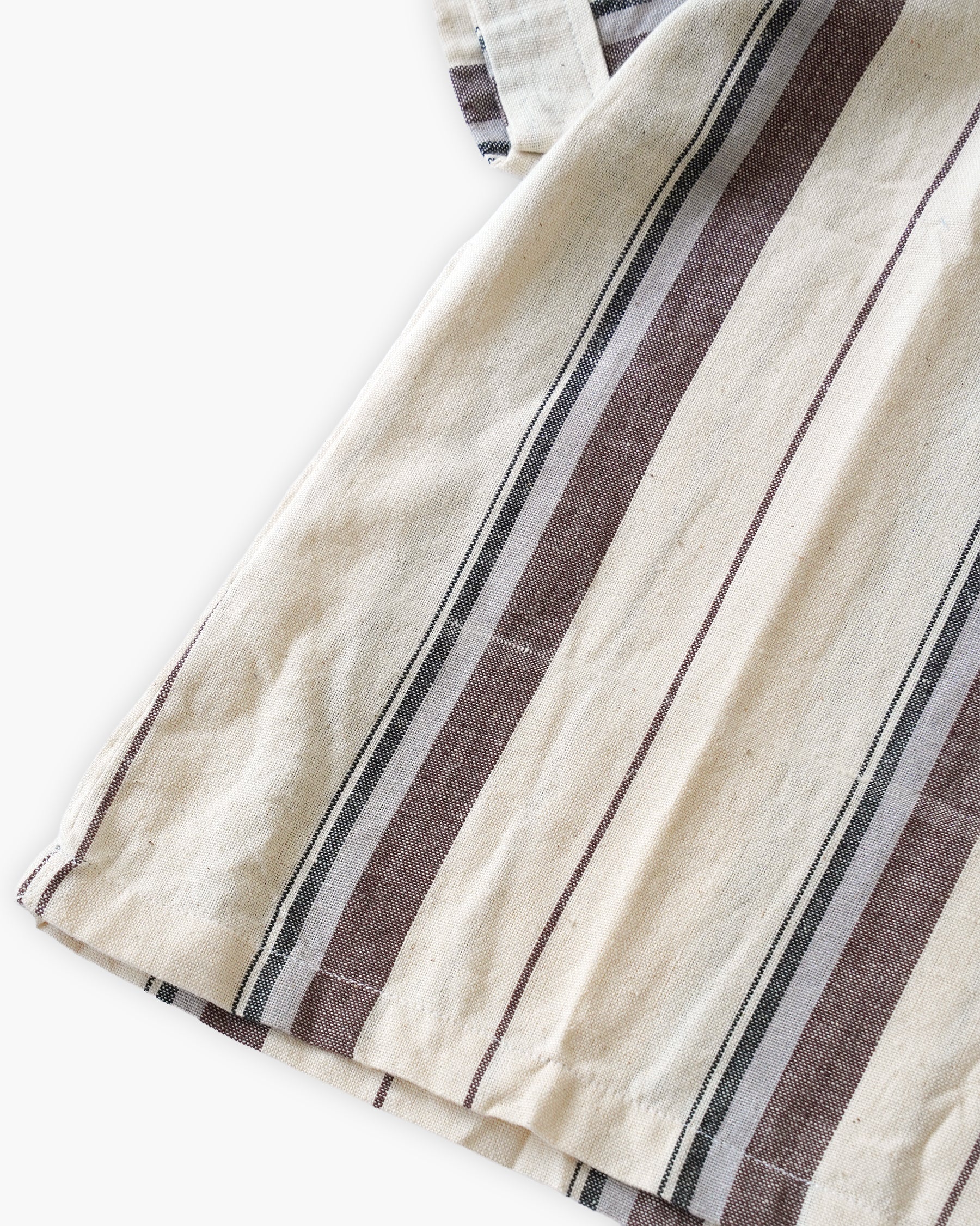 100% Cotton Stripe Pullover Shirt