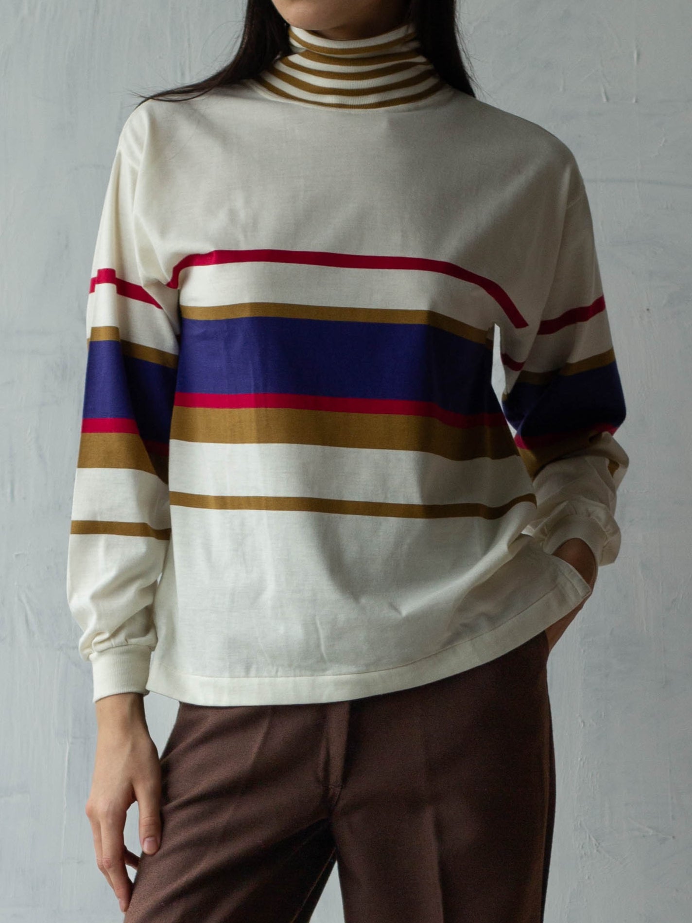 1970's Long Sleeve Turtleneck Top