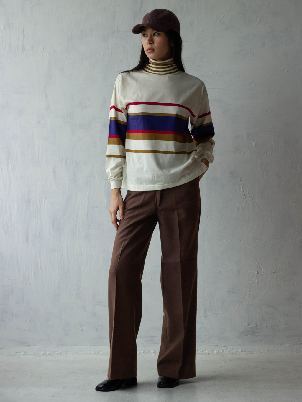 1970's Long Sleeve Turtleneck Top
