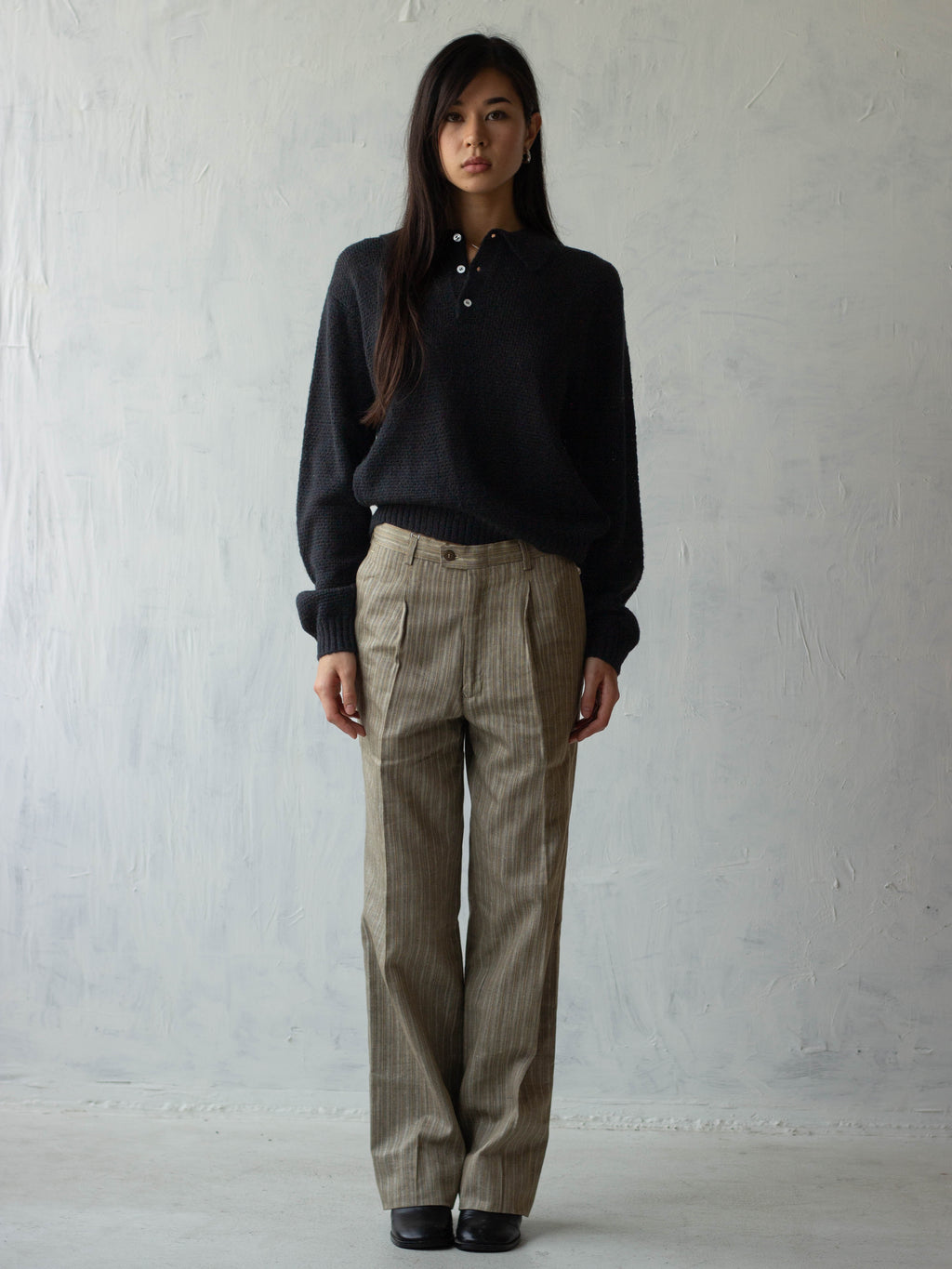 70's Striped Trousers Made In Italy