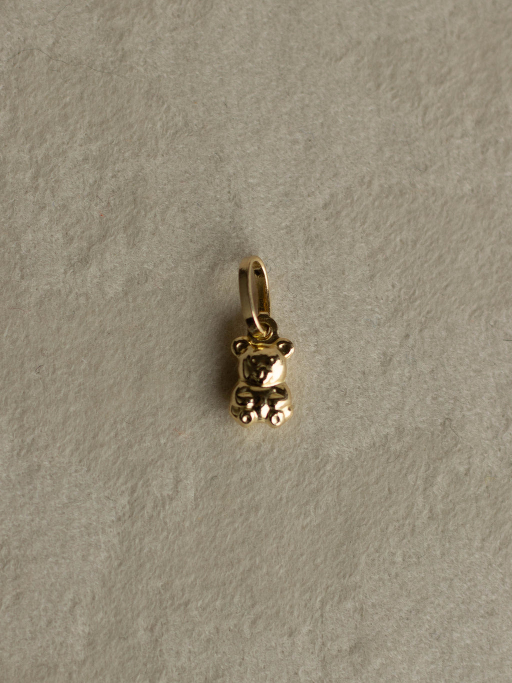14K Puffed Bear Charm (GDN-25015)