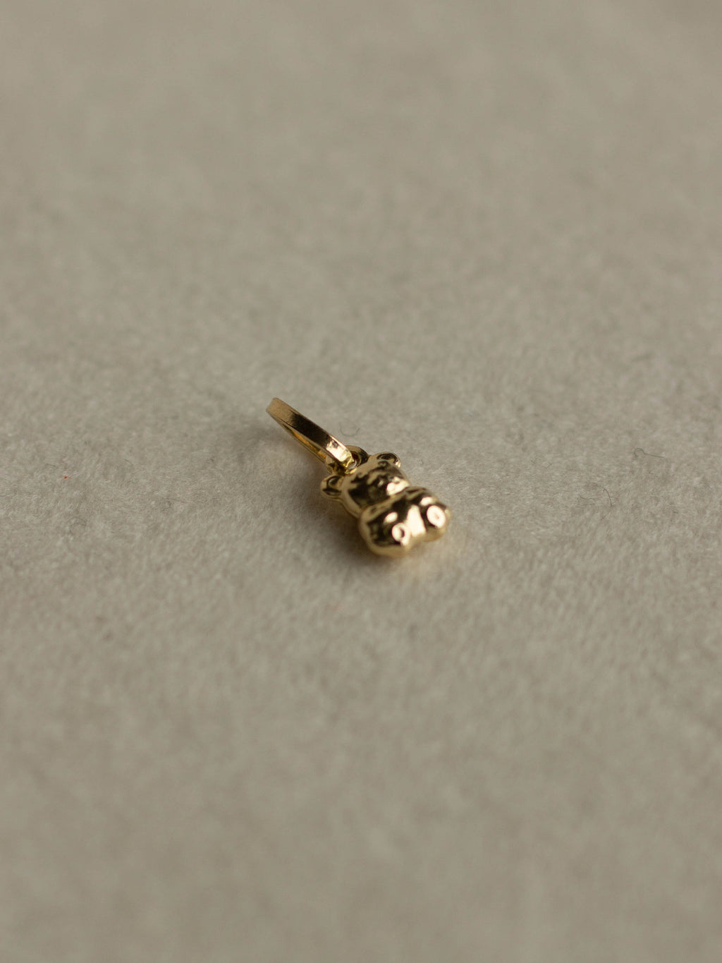 14K Puffed Bear Charm (GDN-25015)