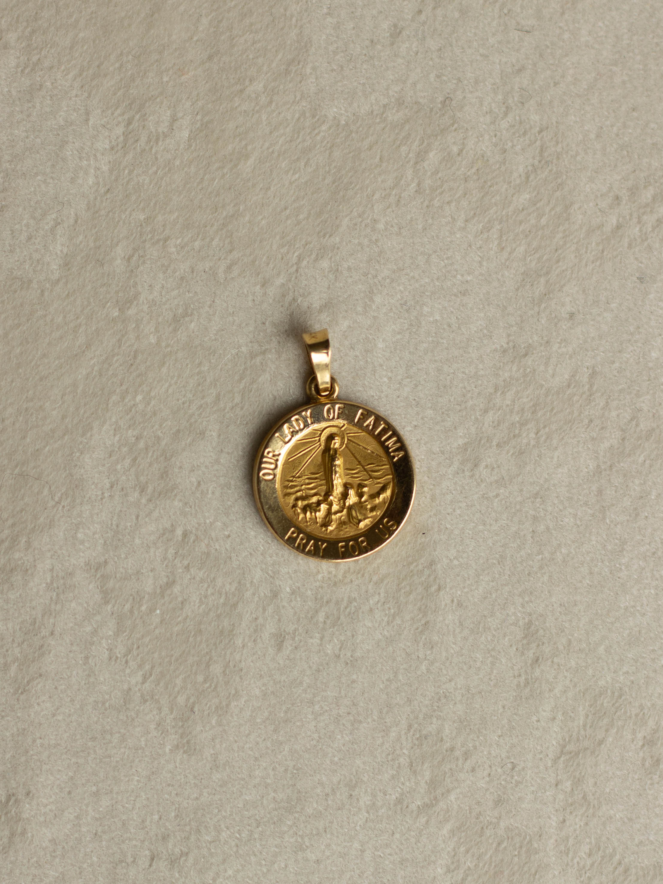 14K Saint Christopher Charm "Our Lady of" (GDN25020-3)