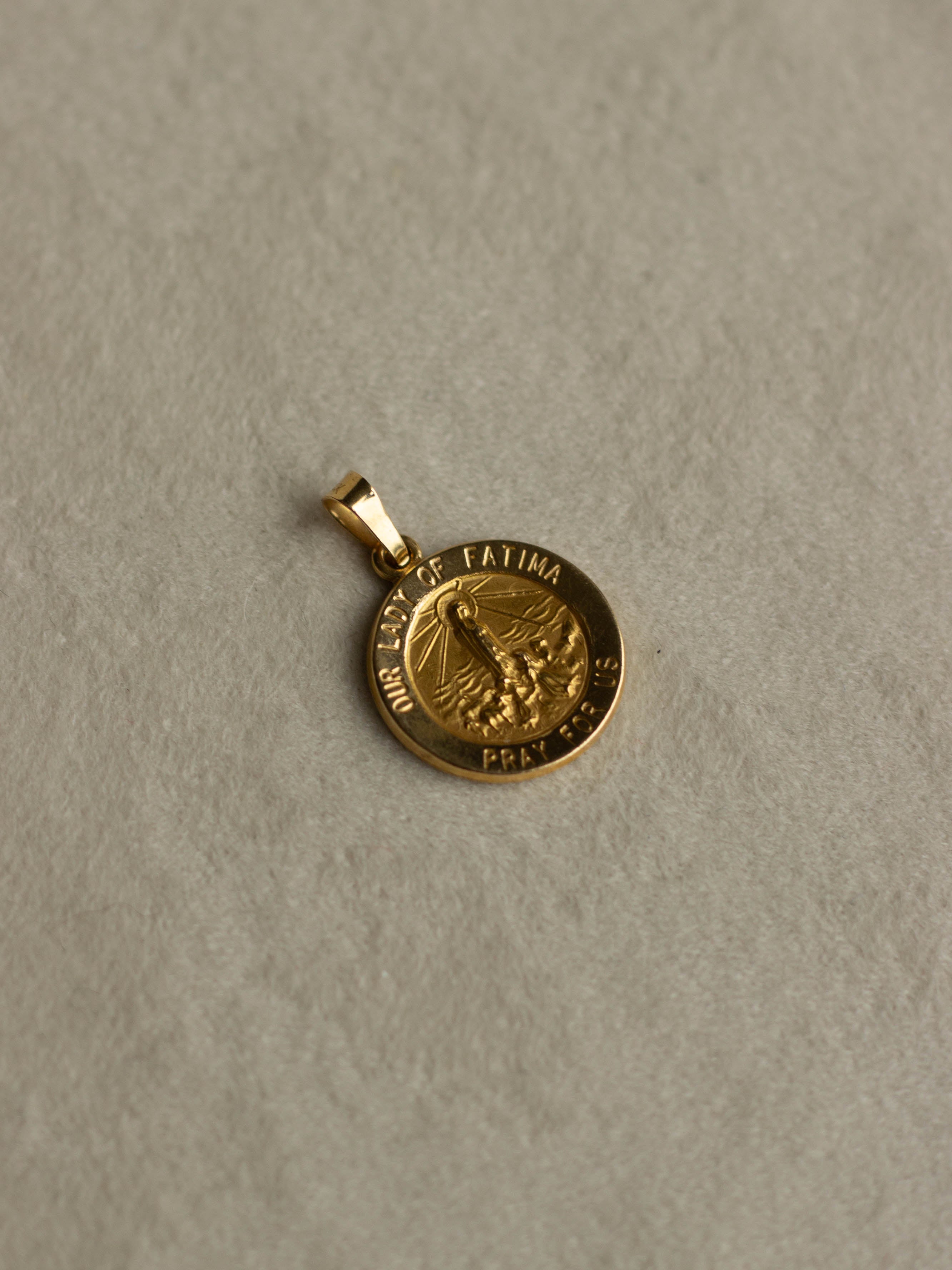 14K Saint Christopher Charm "Our Lady of" (GDN25020-3)