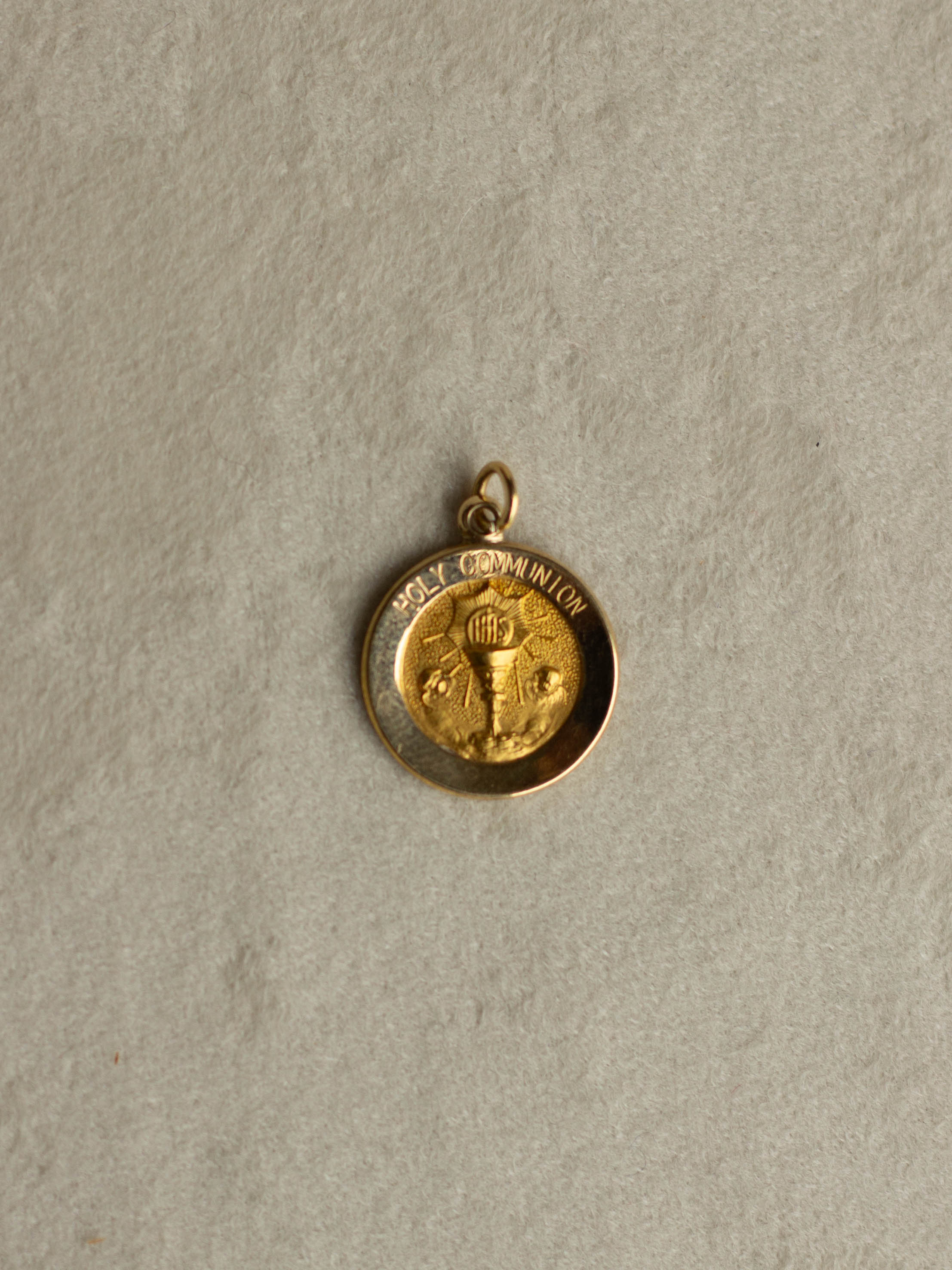 14K Saint Christopher Charm "Holy Communion " (GDN25020-2)