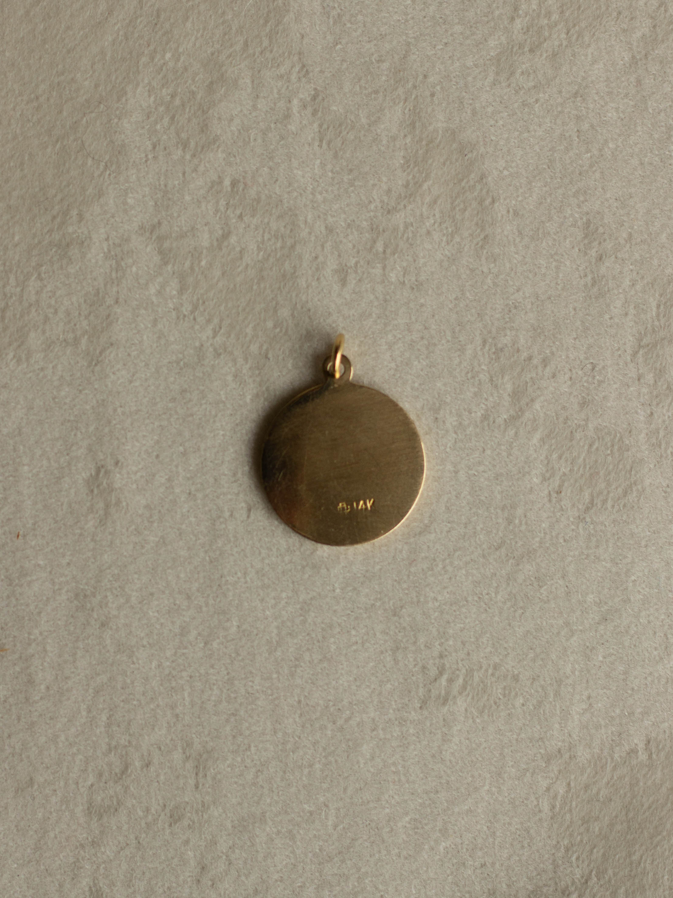 14K Saint Christopher Charm "Holy Communion " (GDN25020-2)