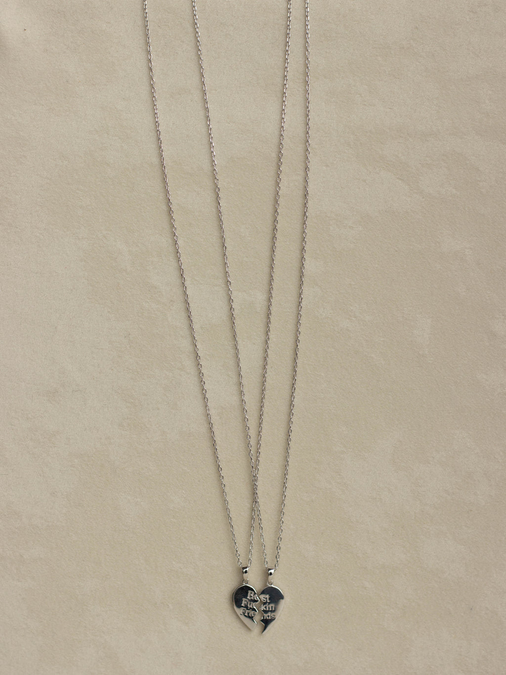 Best Fuckin Friends Necklace - Left