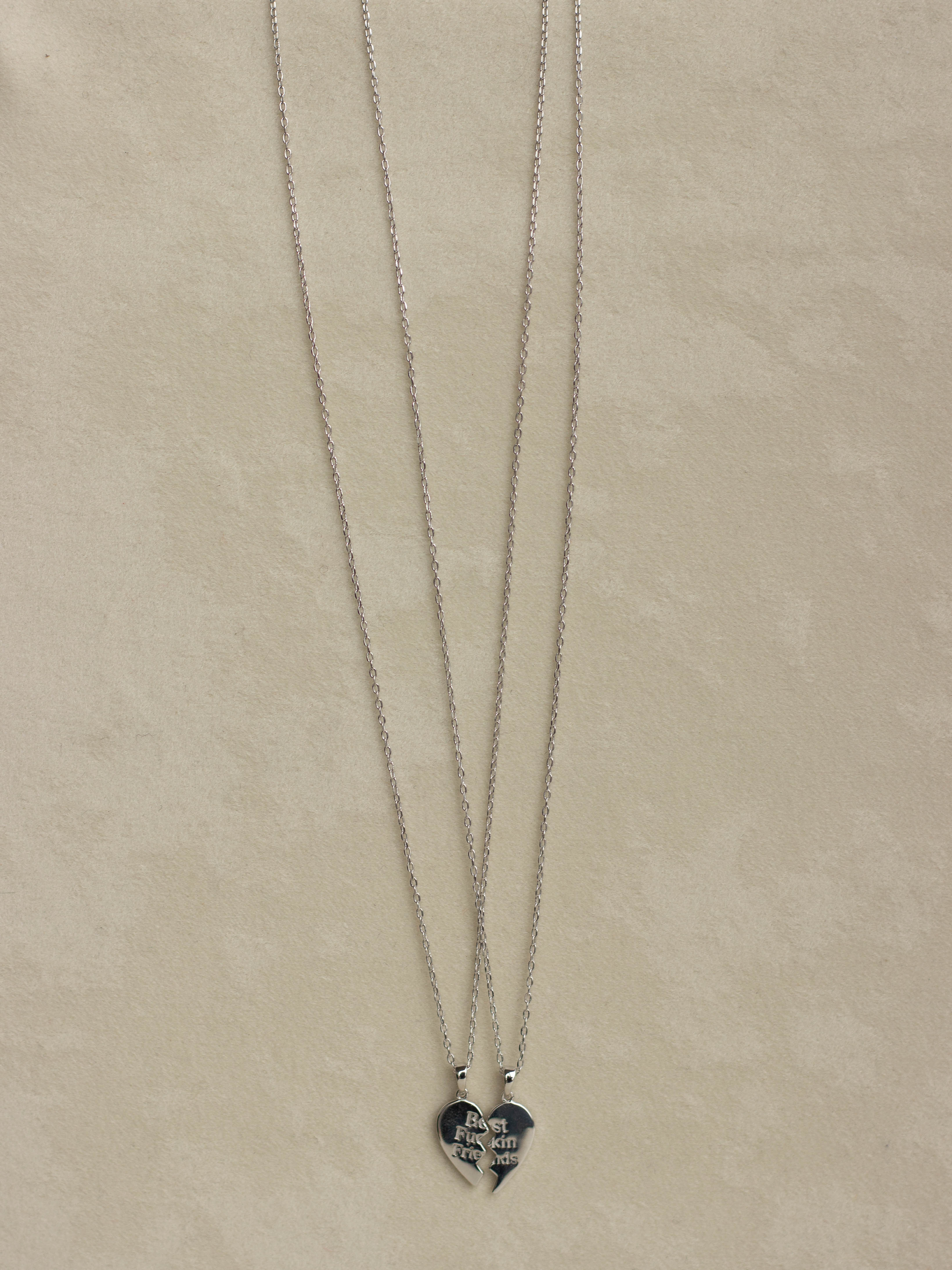 Best Fuckin Friends Necklace - Left