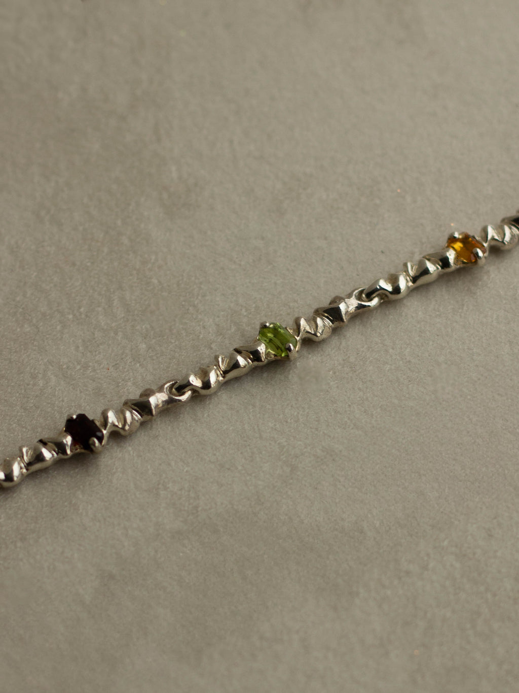 "Isabella Etou" Isabella Rainbow Tennis Necklace