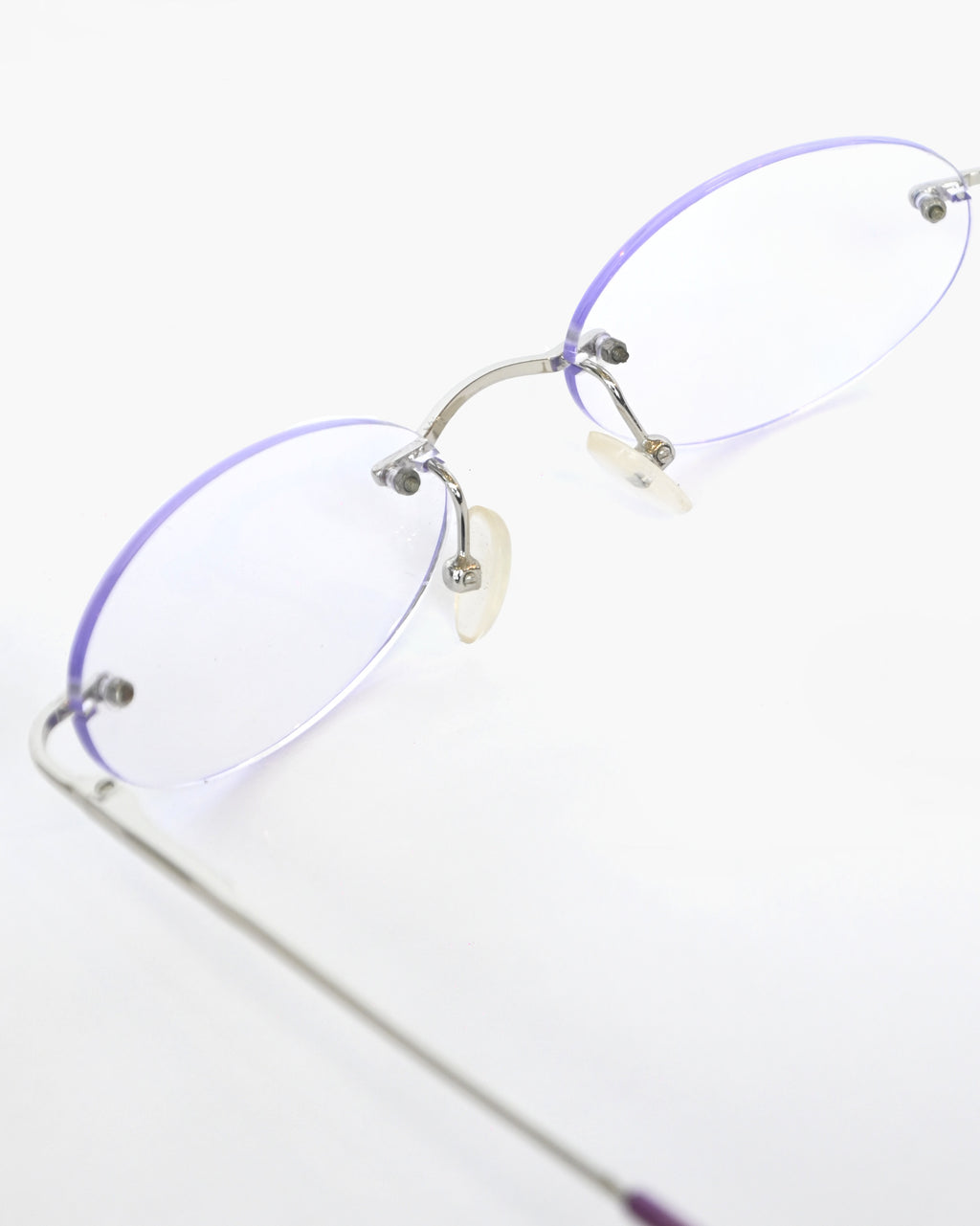 NOS 90's Light Purple Lens Frameless Glasses