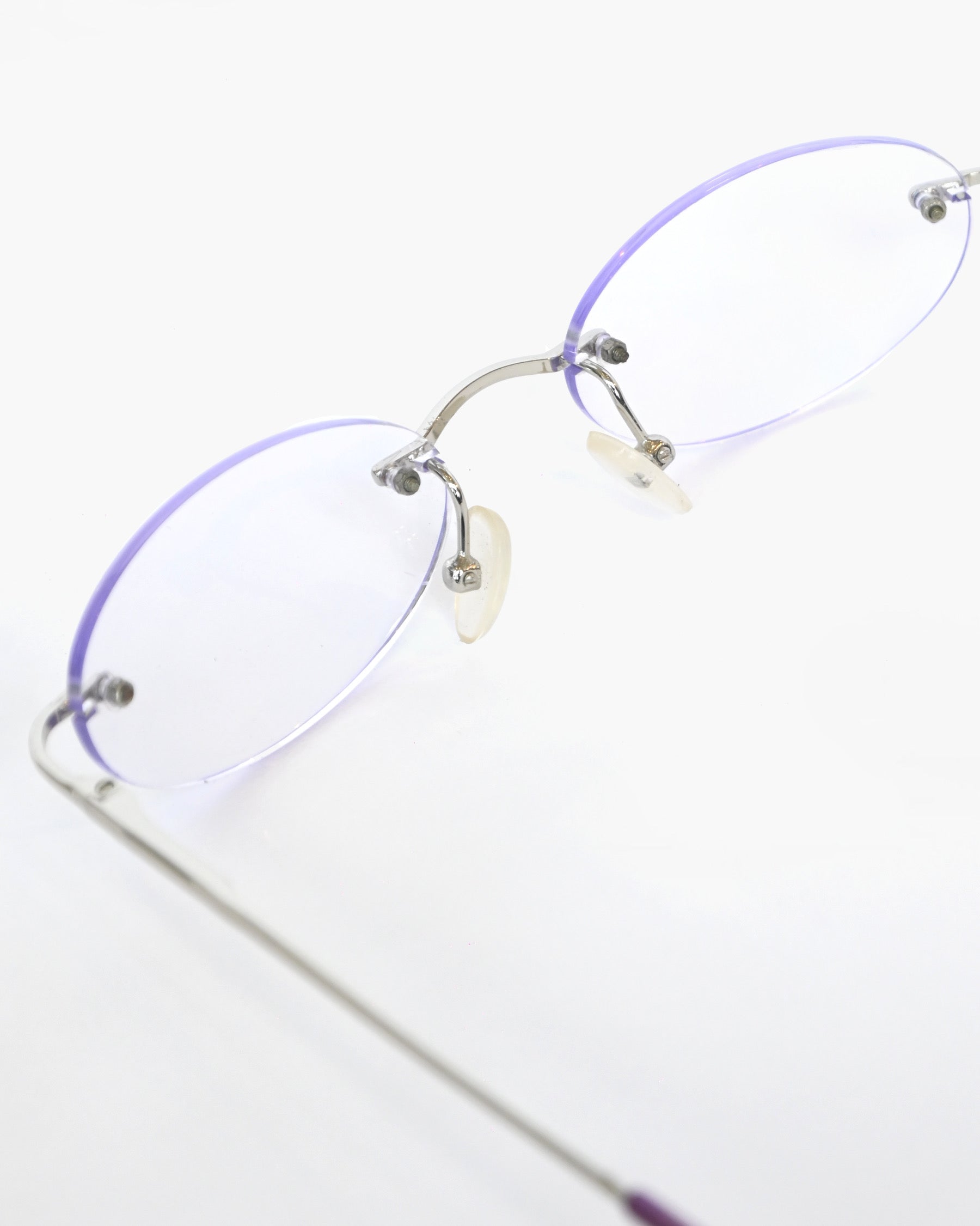 NOS 90's Light Purple Lens Frameless Glasses
