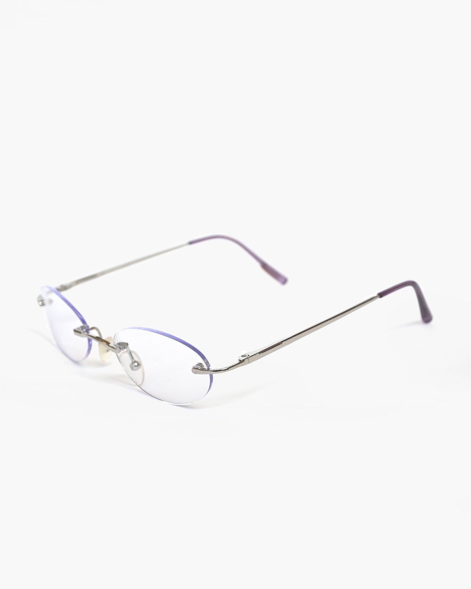 NOS 90's Light Purple Lens Frameless Glasses
