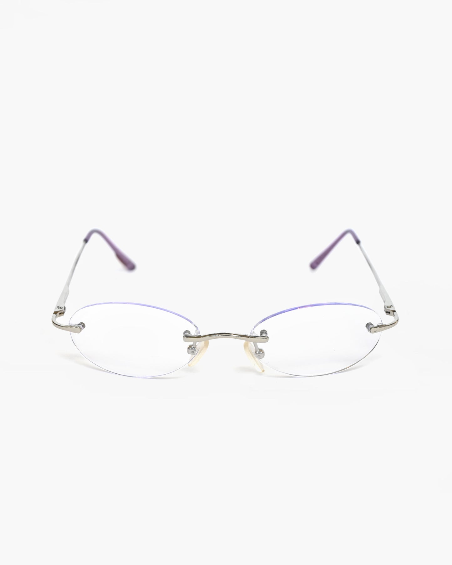 NOS 90s Frameless Glasses with Light Purple