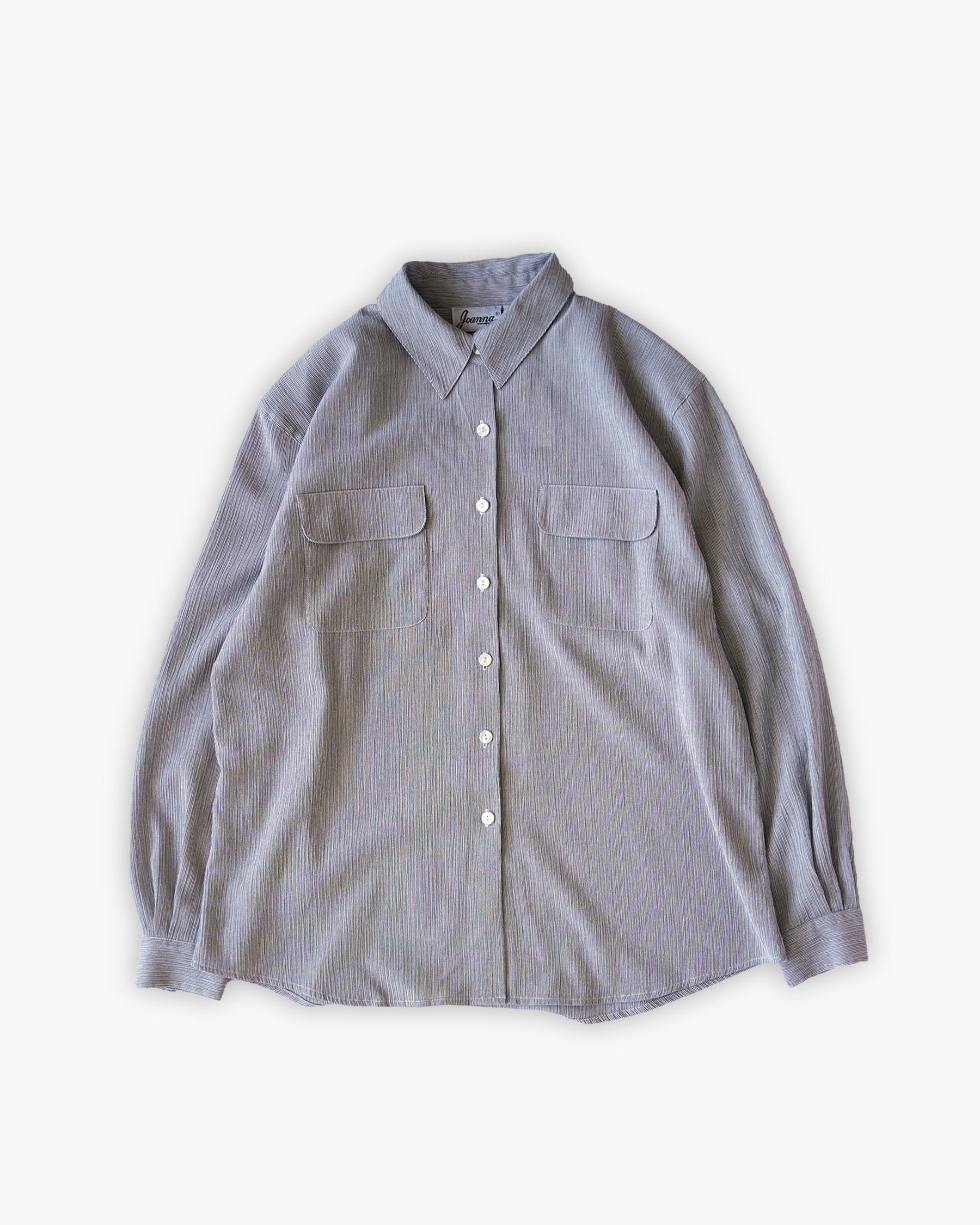 Rayon Blend Two-Pocket Shirts - Stripe
