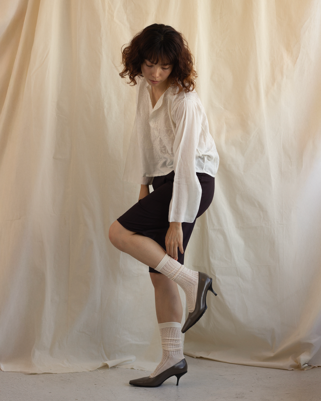 Lace Socks - White