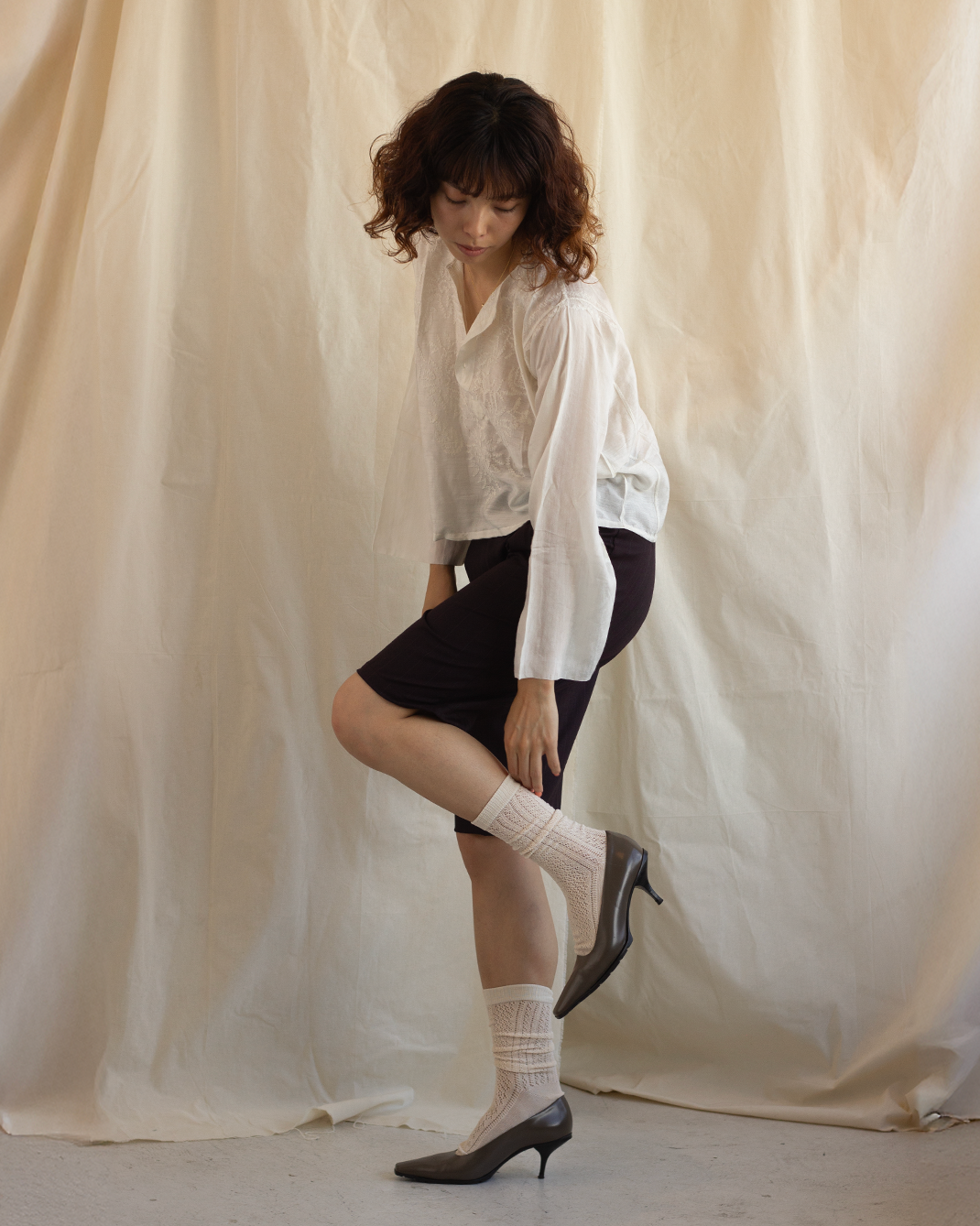 Lace Socks - White