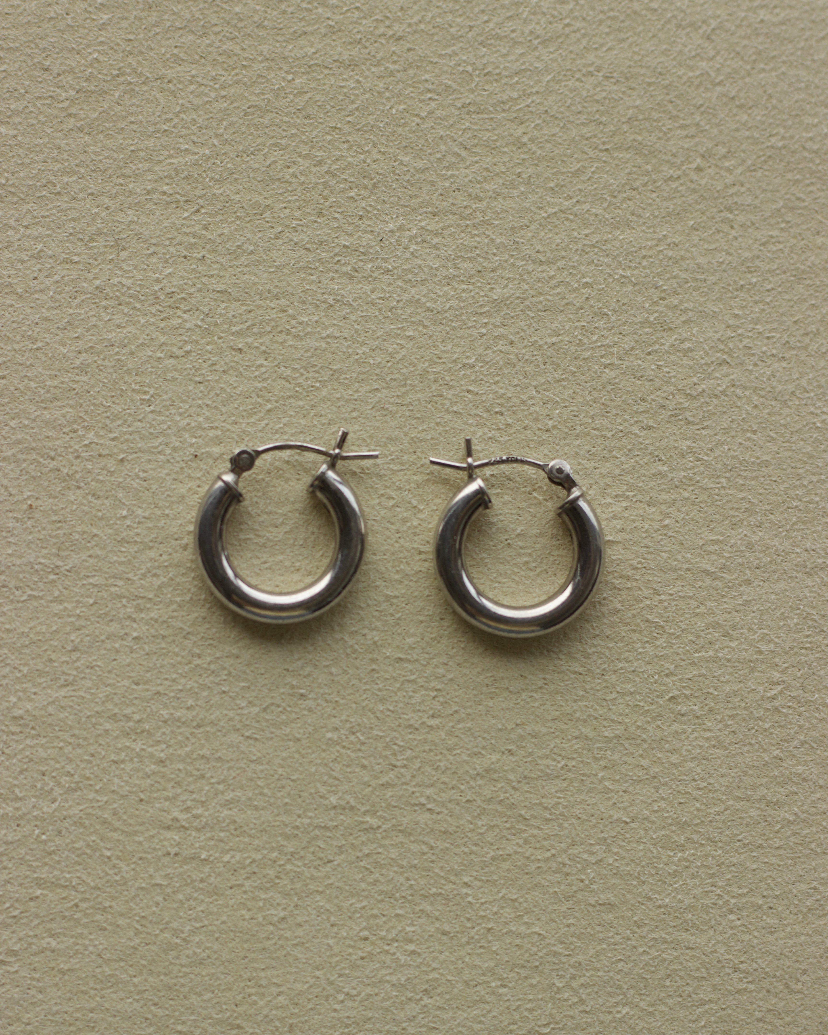 Silver Hoops