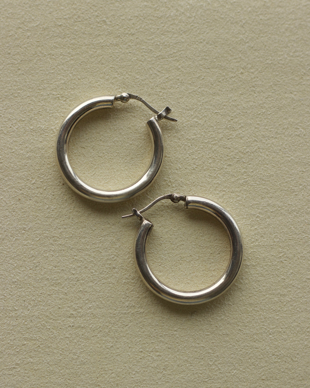Silver Hoops