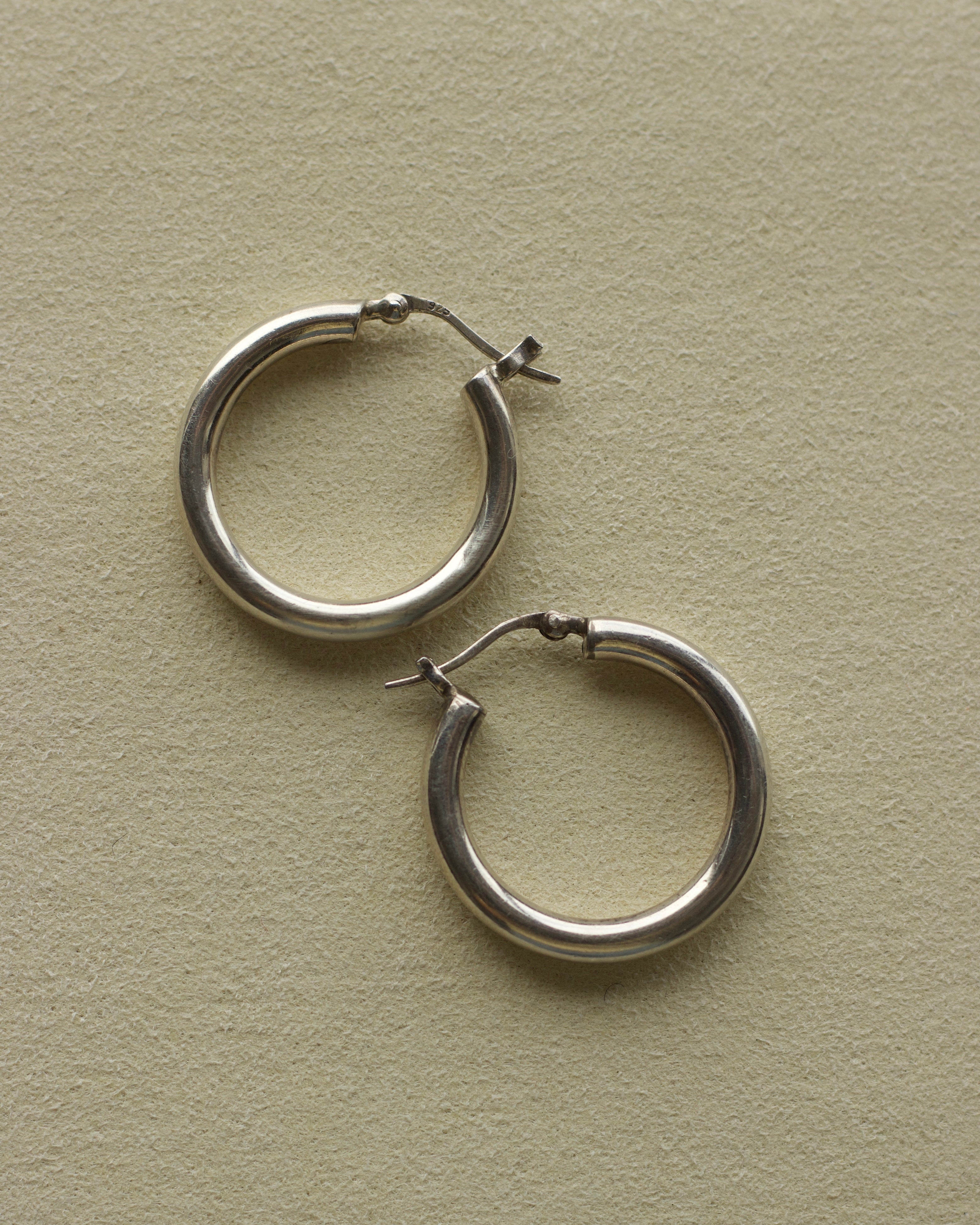 Silver Hoops