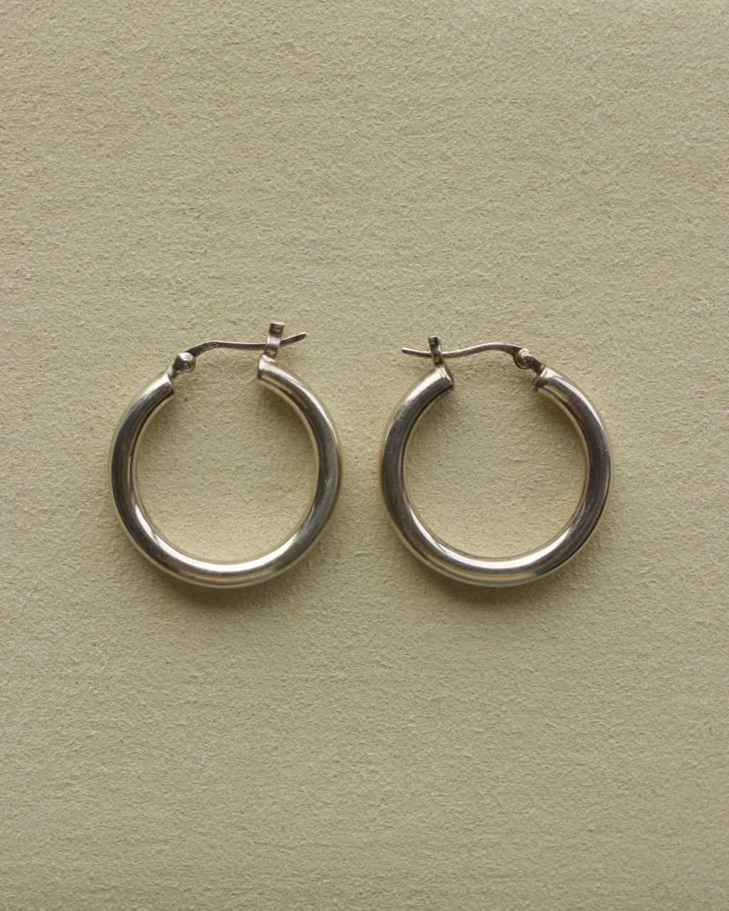 Silver Hoops