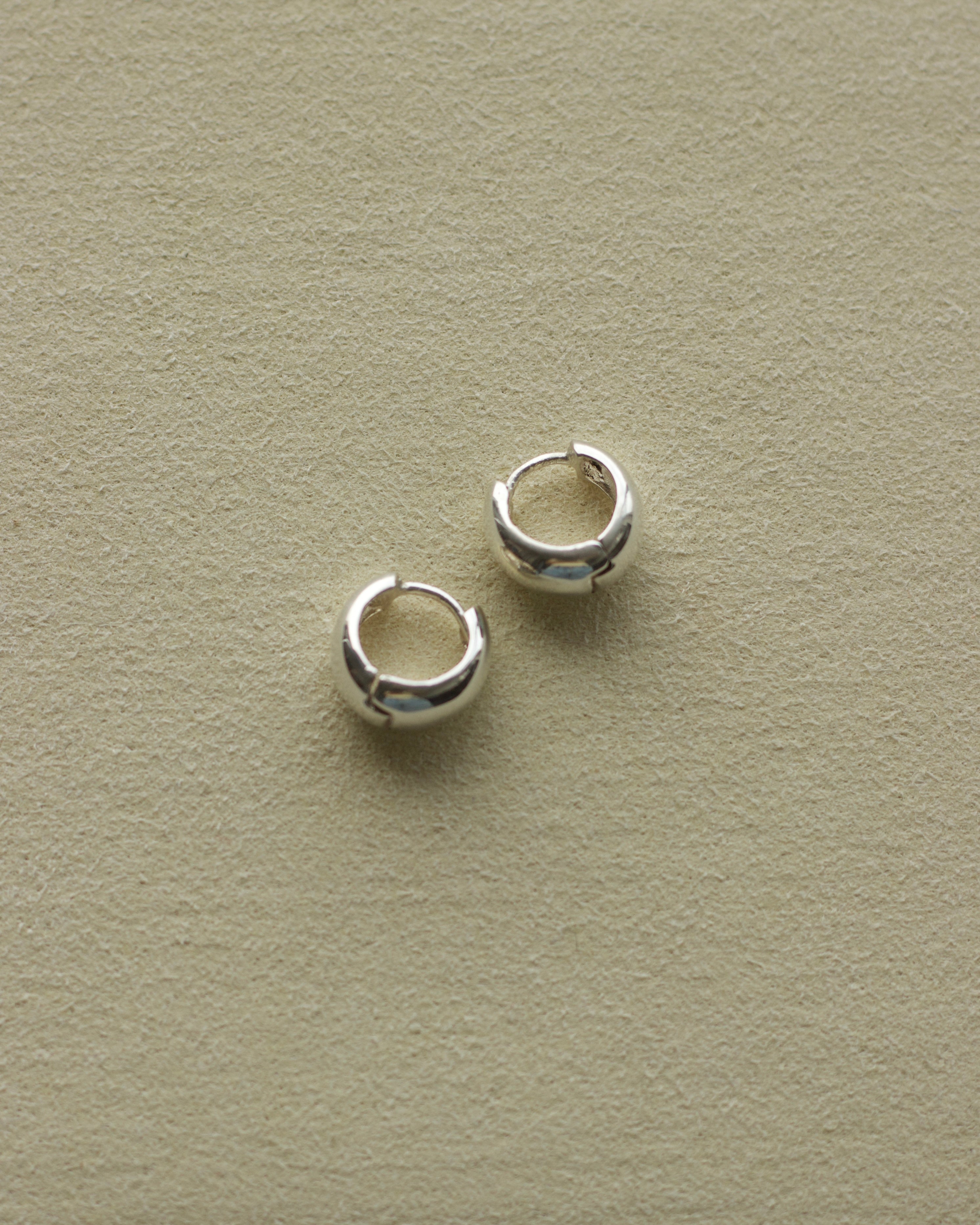 Silver Mini Hoops (E025014)
