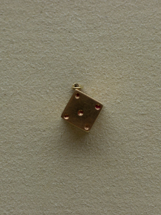 9ct Gold Dice Charm (GDN-25SS011)