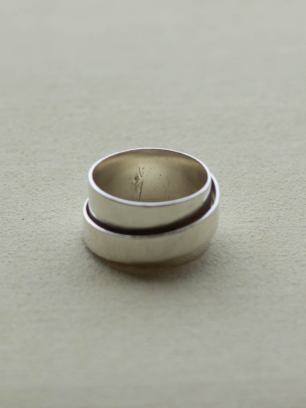 Silver Paper Wrap Ring (SVR-25SS020)
