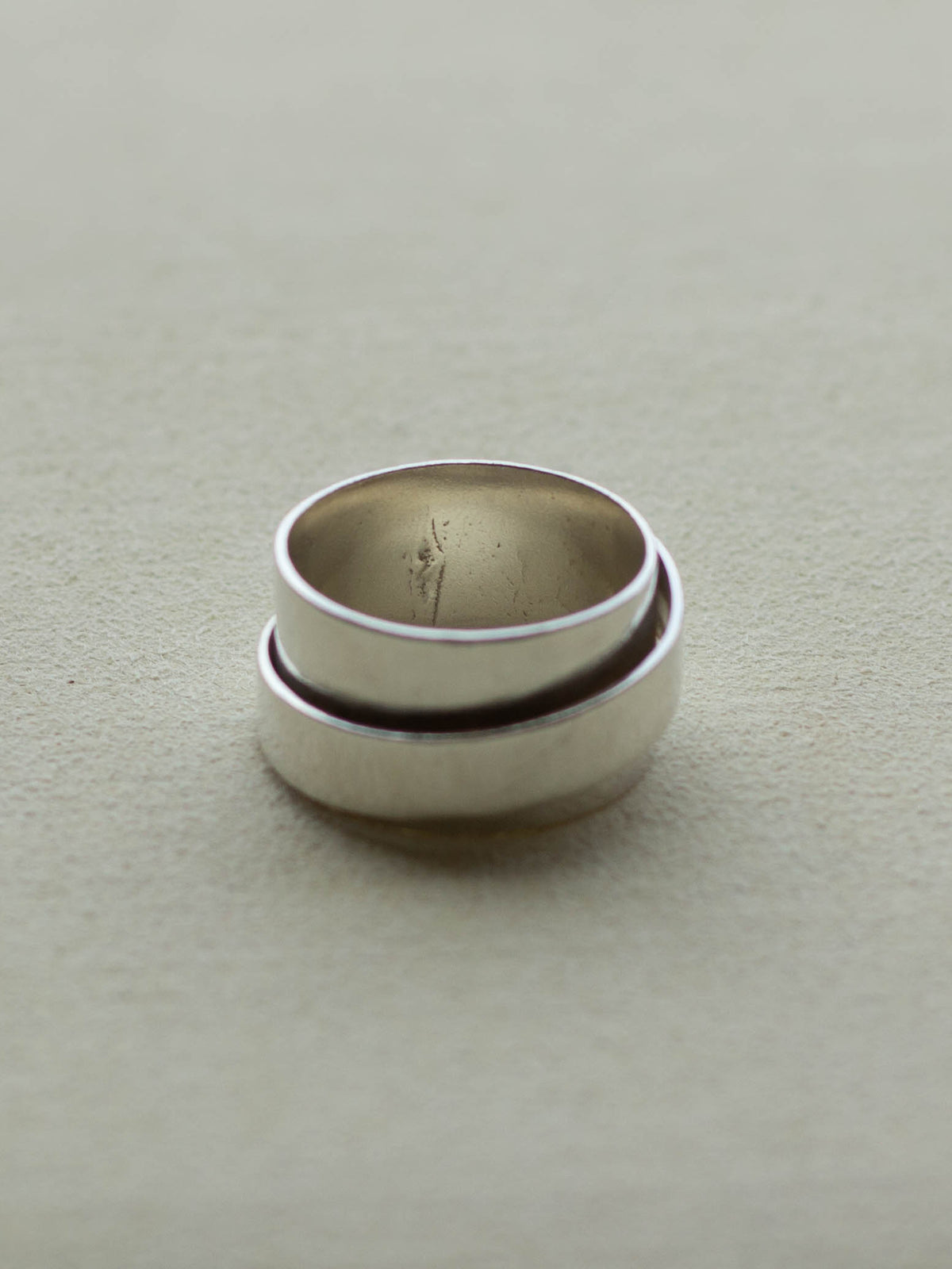 Silver Paper Wrap Ring (SVR-25SS020)
