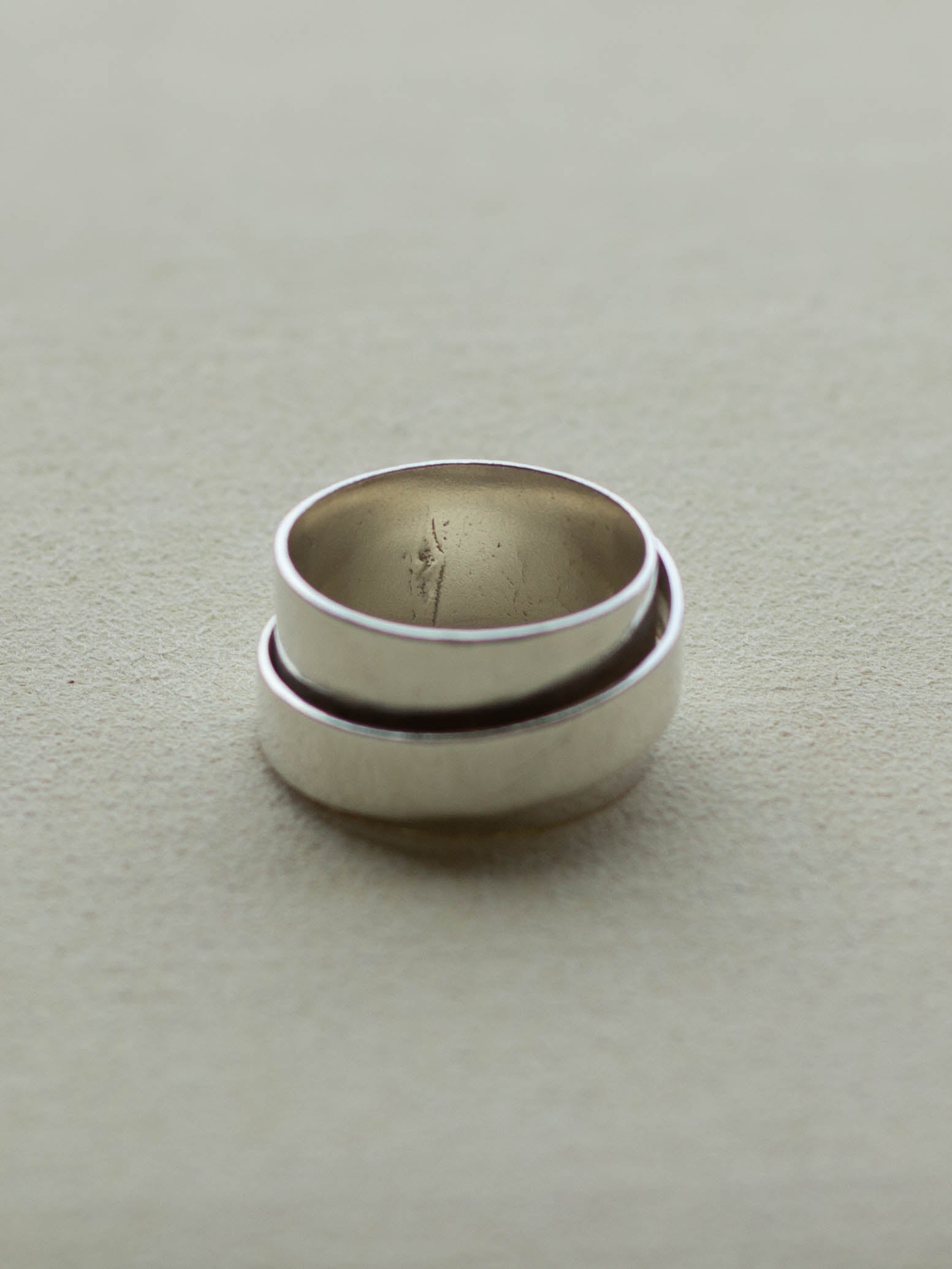 Silver Paper Wrap Ring (SVR-25SS020)
