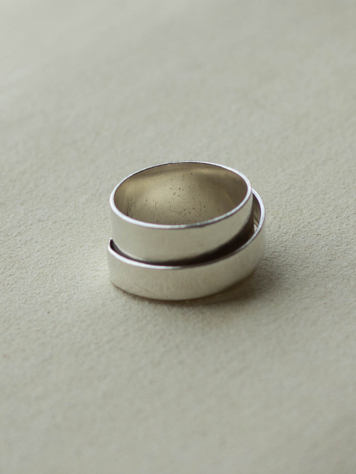 Silver Paper Wrap Ring (SVR-25SS020)
