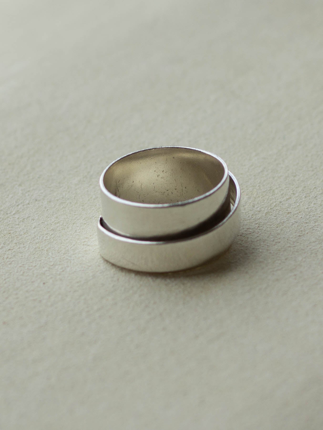 Silver Paper Wrap Ring (SVR-25SS020)