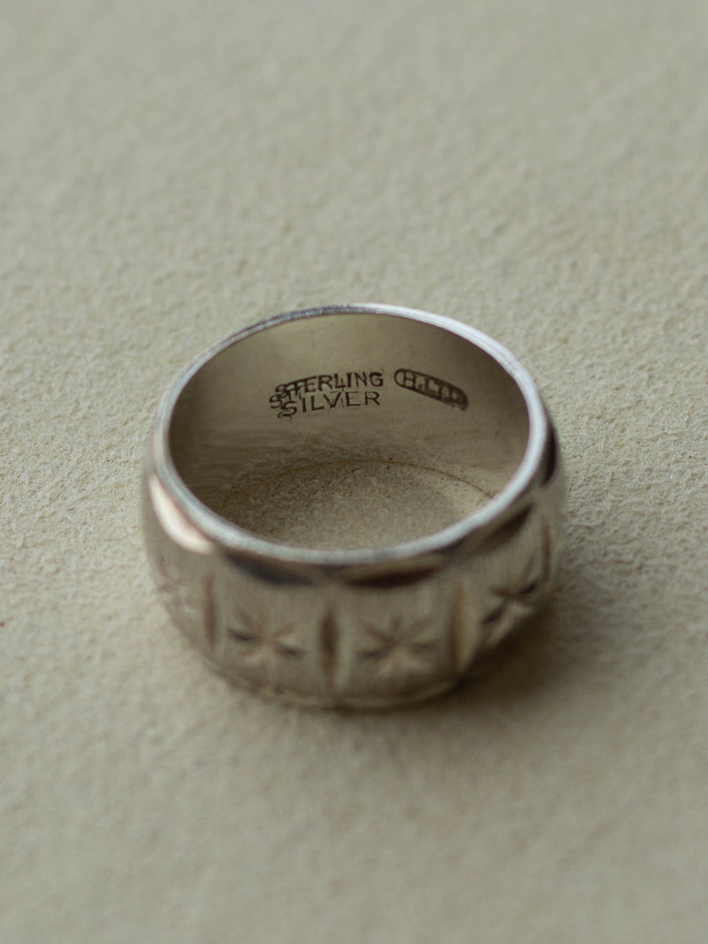 Silver Fancy Band Ring (SVR-25SS021)