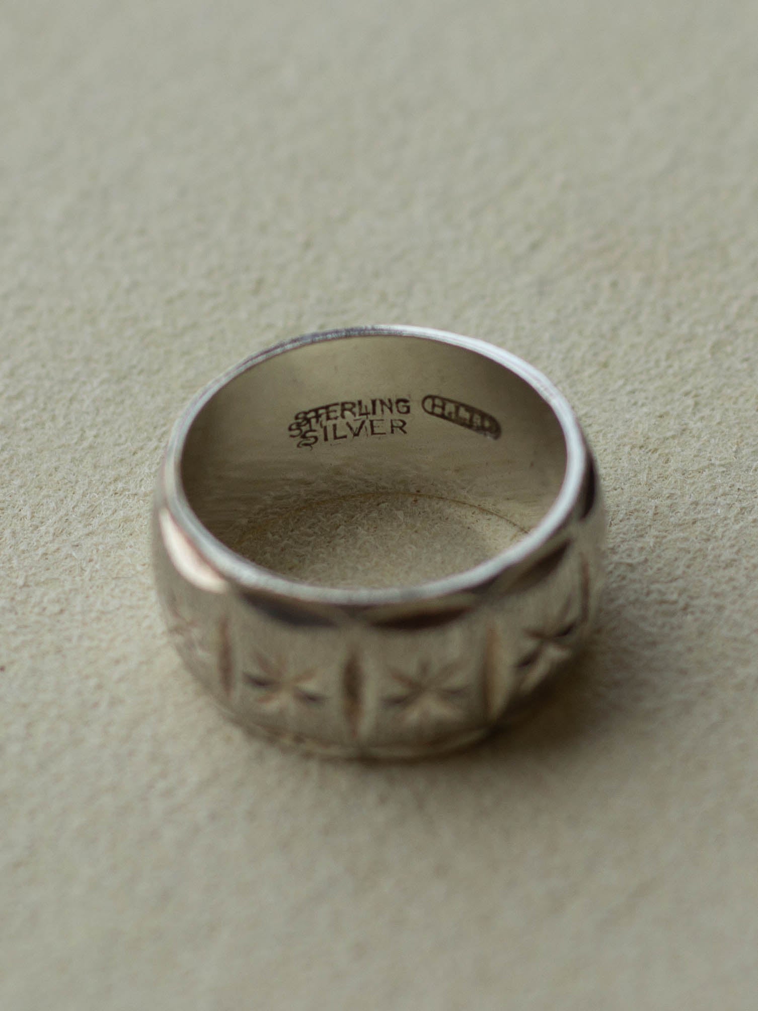 Silver Fancy Band Ring (SVR-25SS021)