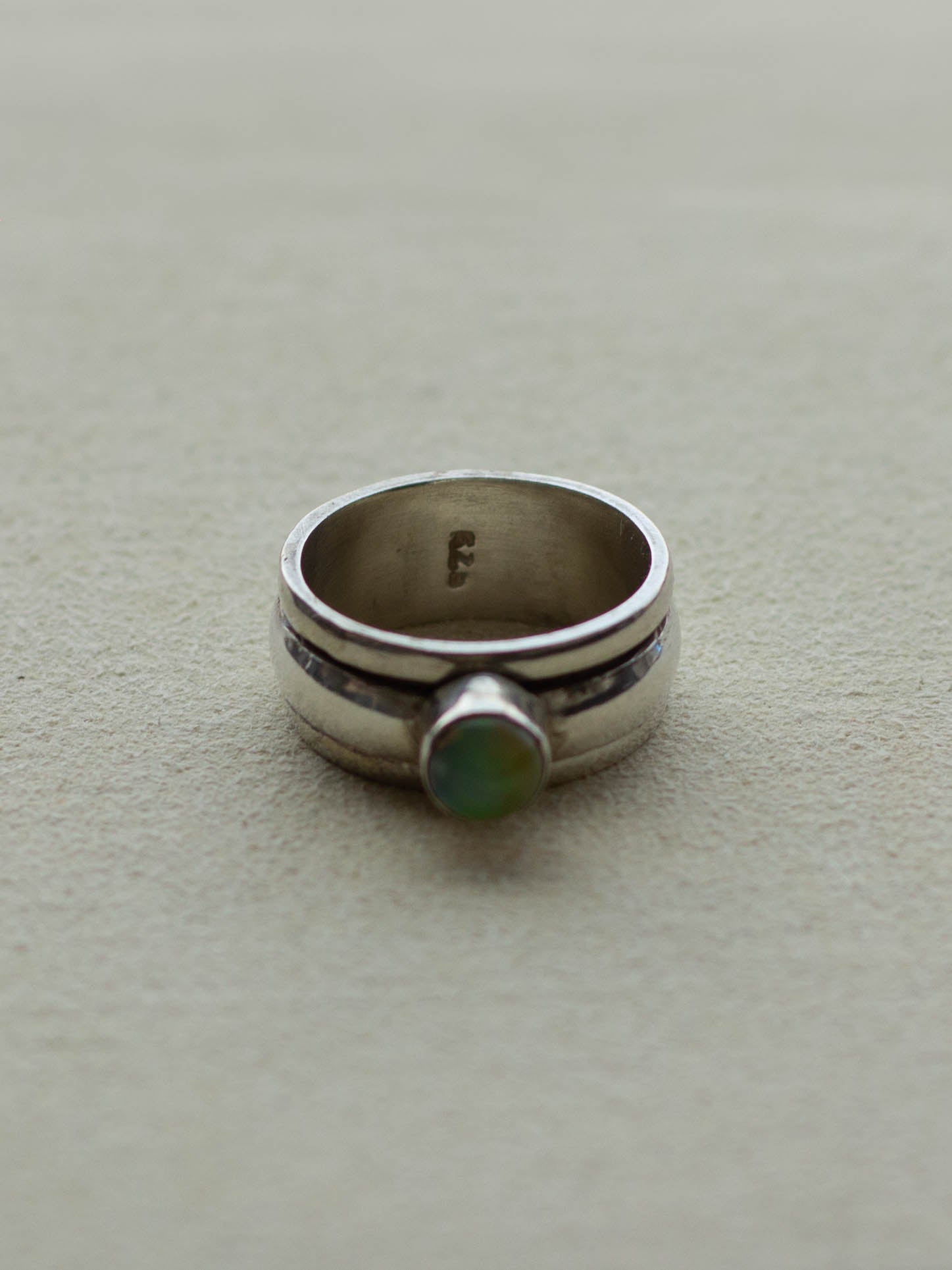 Silver Opal Spinner Ring (SVR-25SS022)