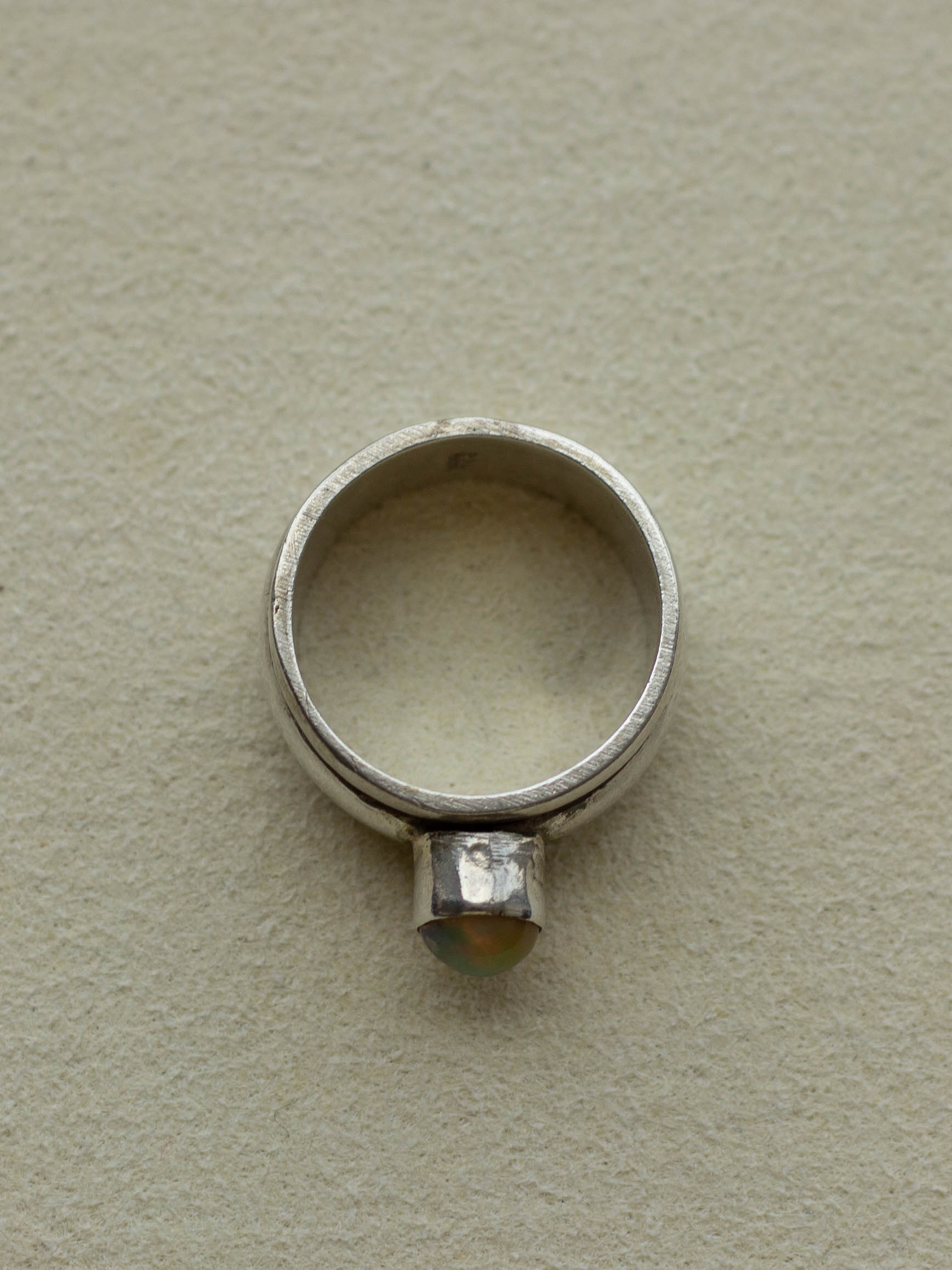 Silver Opal Spinner Ring (SVR-25SS022)