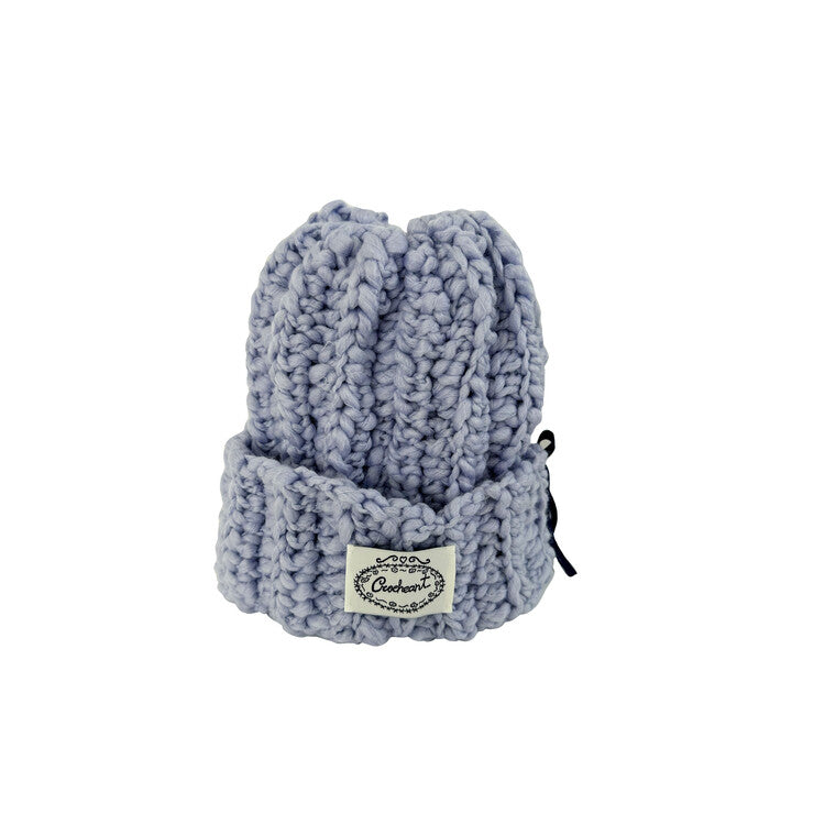 "CROCHEANT" Ribbon Beanie - Sora