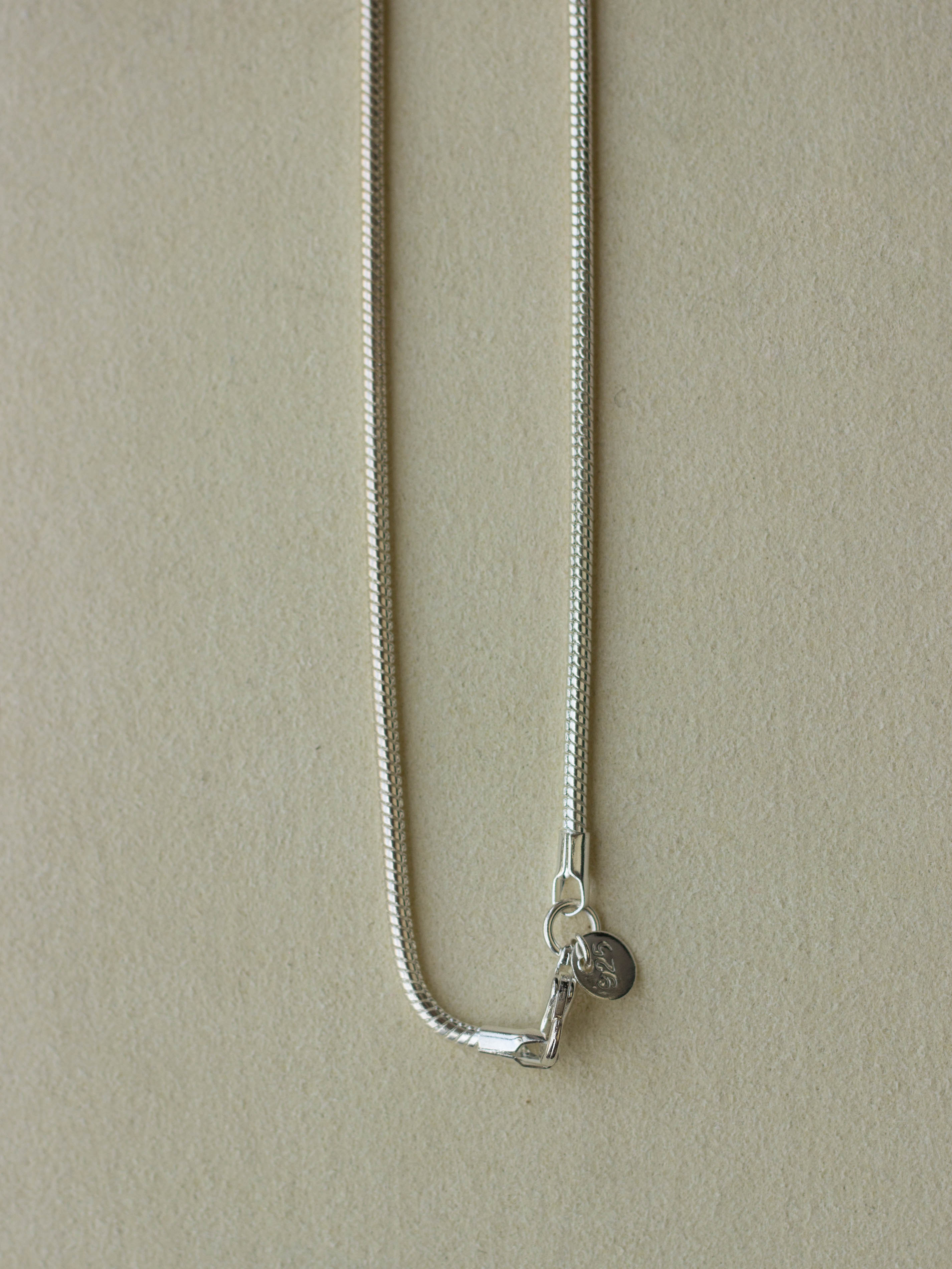 Silver Necklace w/ Perfume Bottle (SVNL-25SS003)