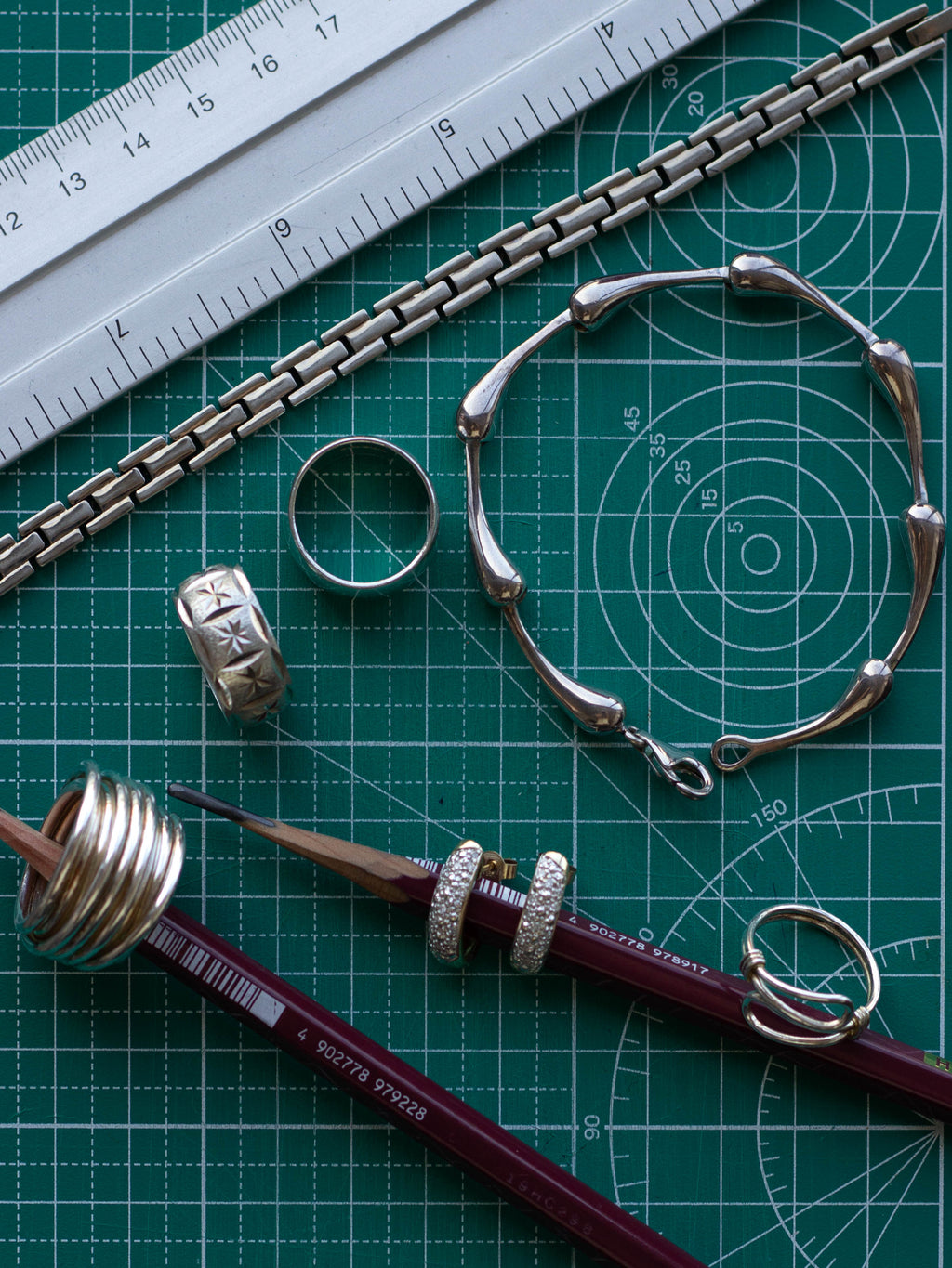 Silver Heavy Chunky Wire Ring (SVR-25SS025)