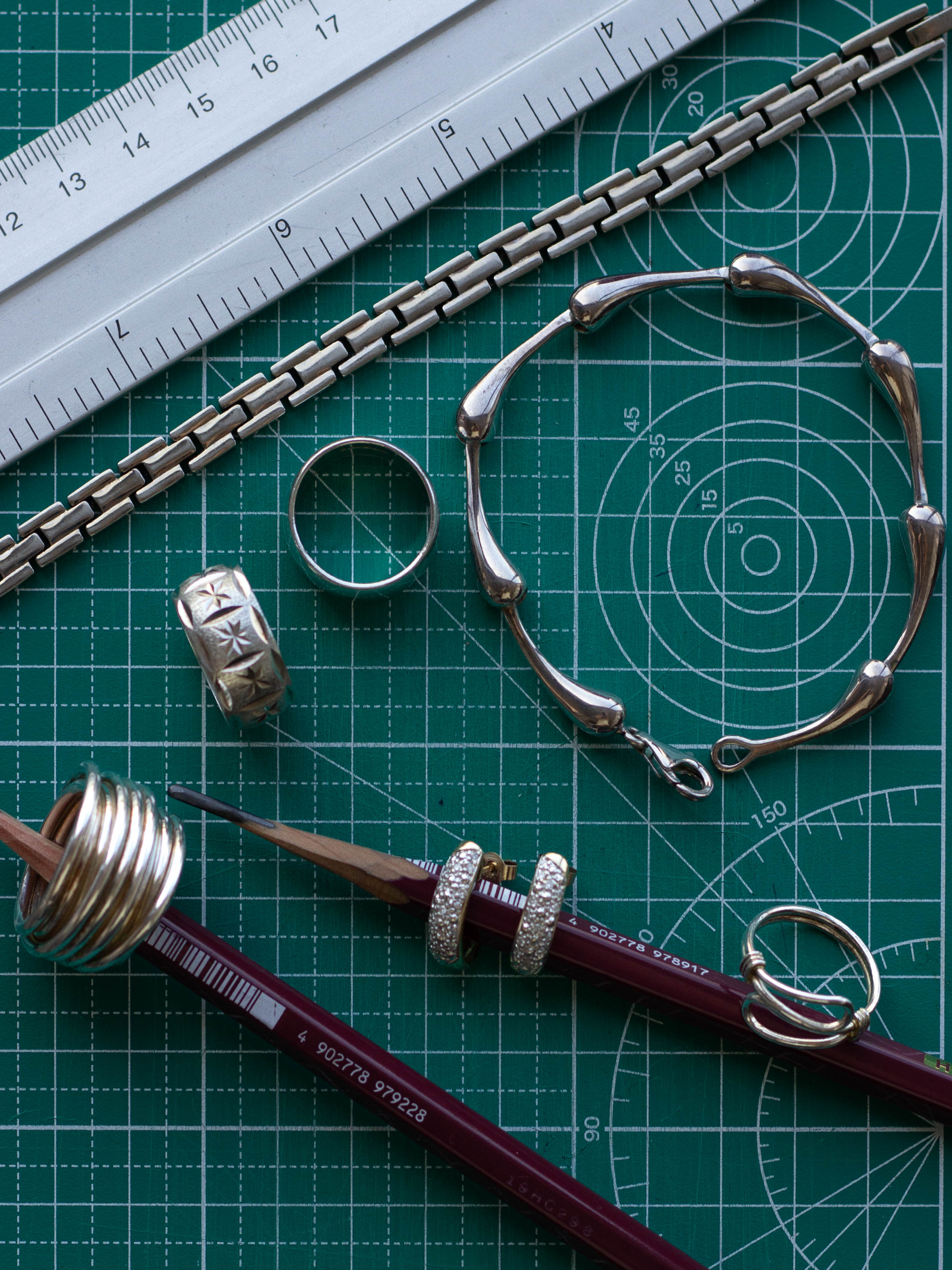 Silver Heavy Chunky Wire Ring (SVR-25SS025)