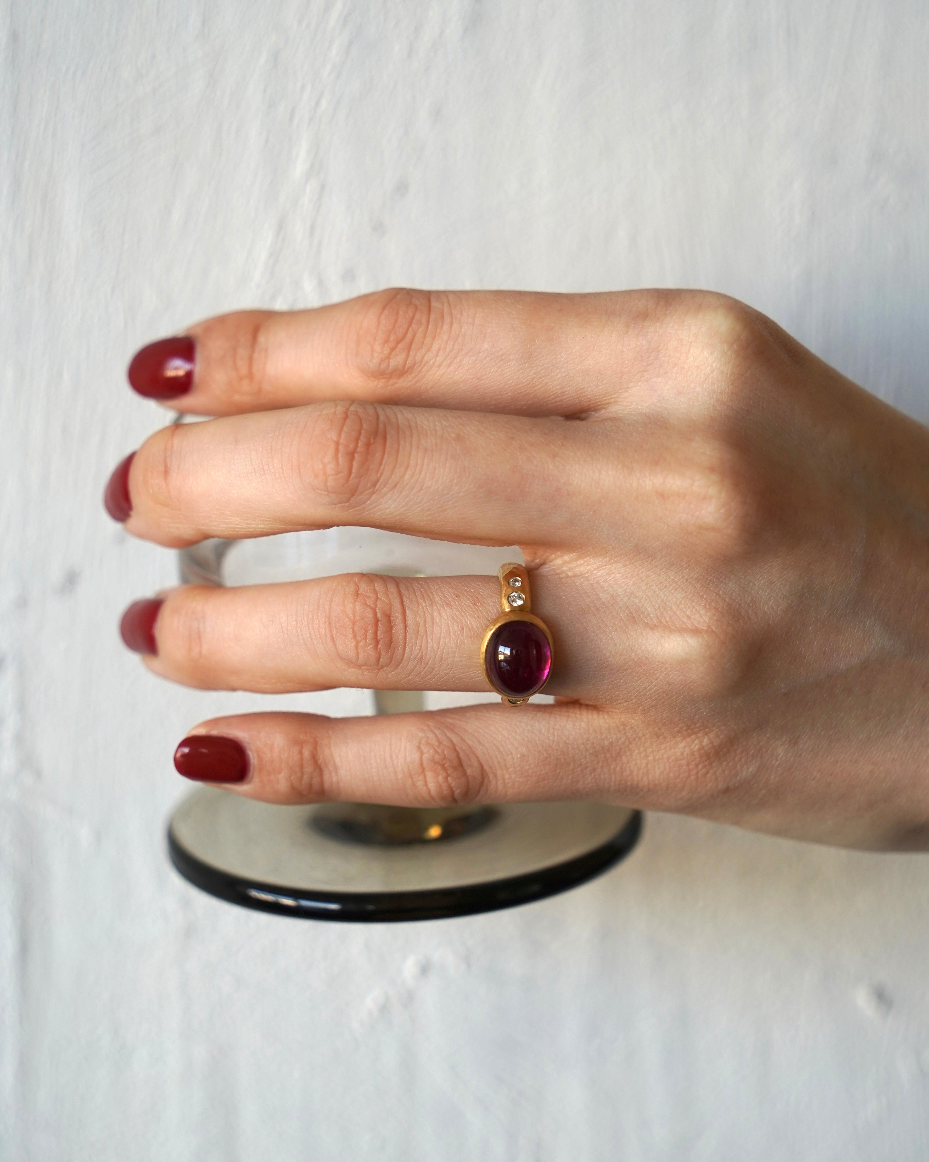 18K Gold Rubellite Ring (GDR-2501)
