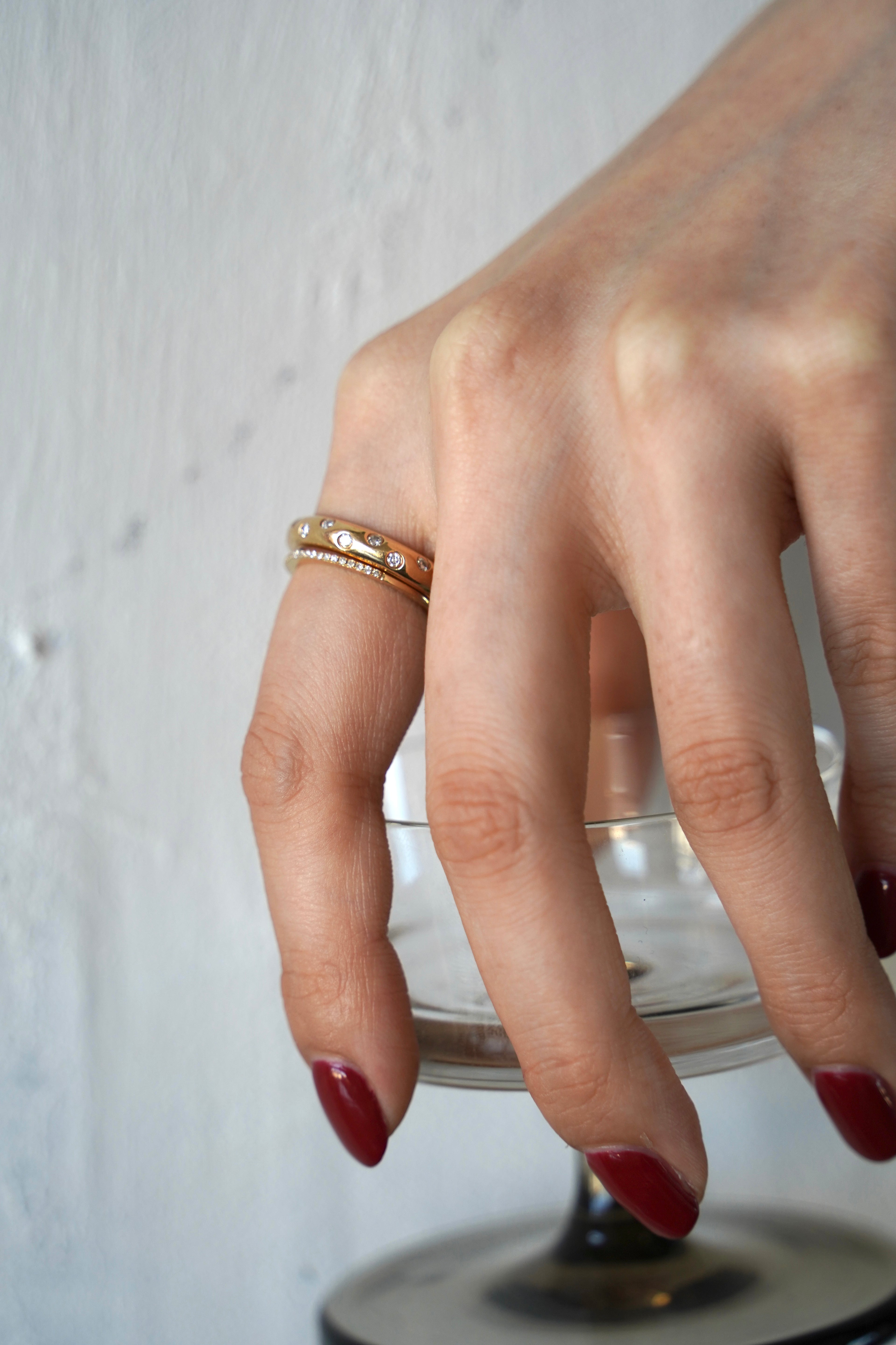 14K Dotted Diamond Ring (GDR-42)