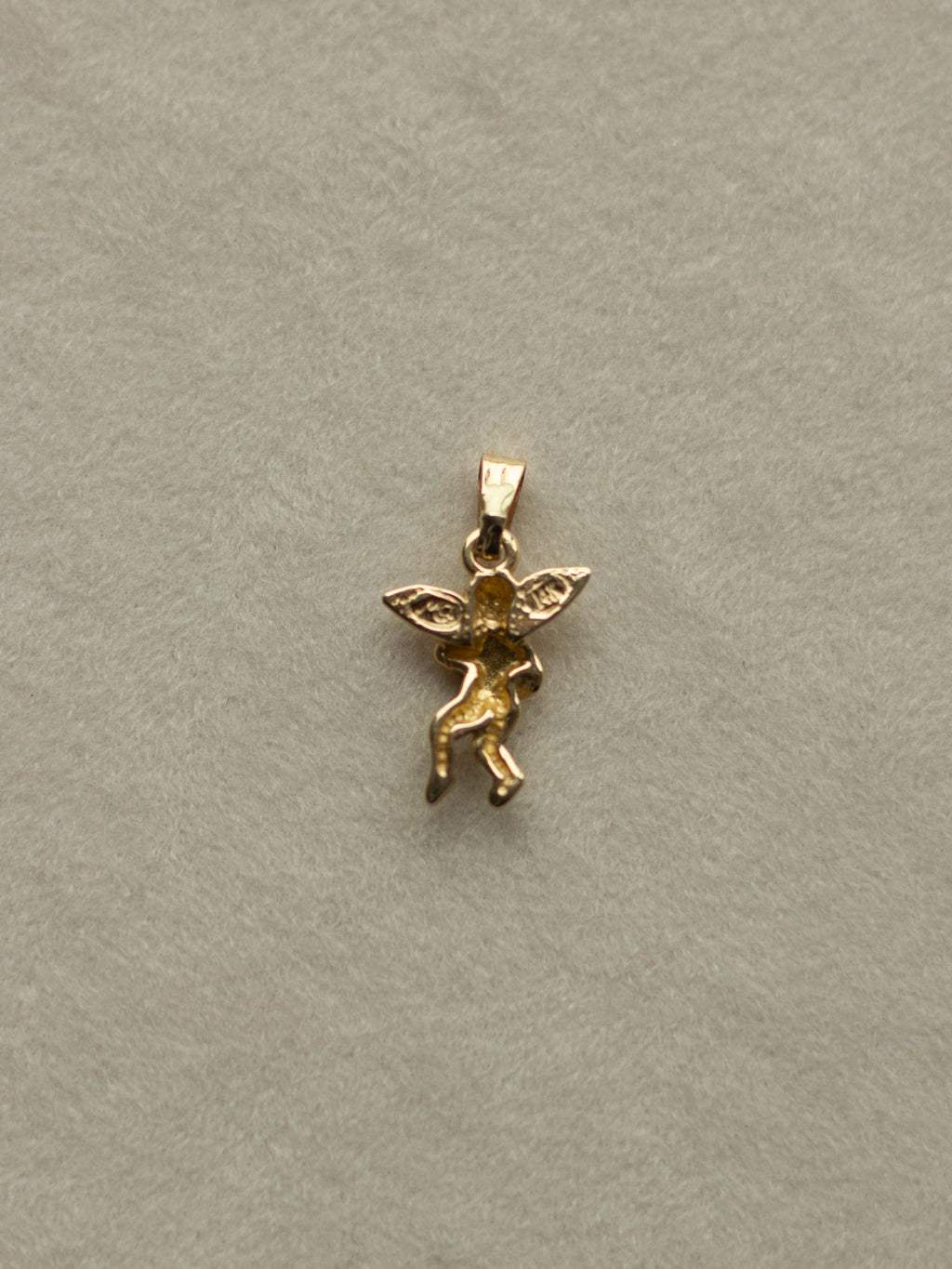 14K Angel Charm - Left (GDN25021-1)
