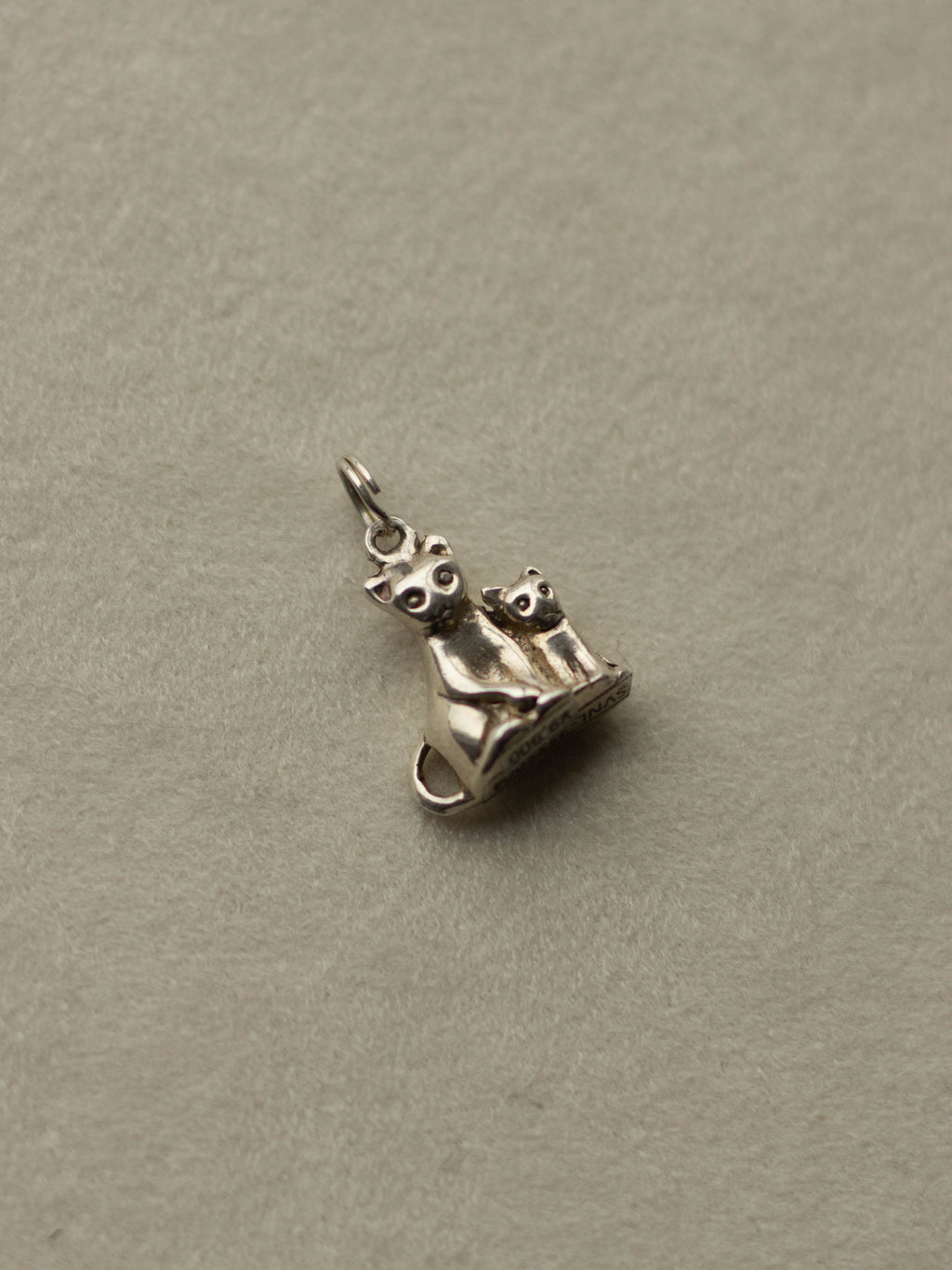 Silver Cats Charm (SVN25004-2)