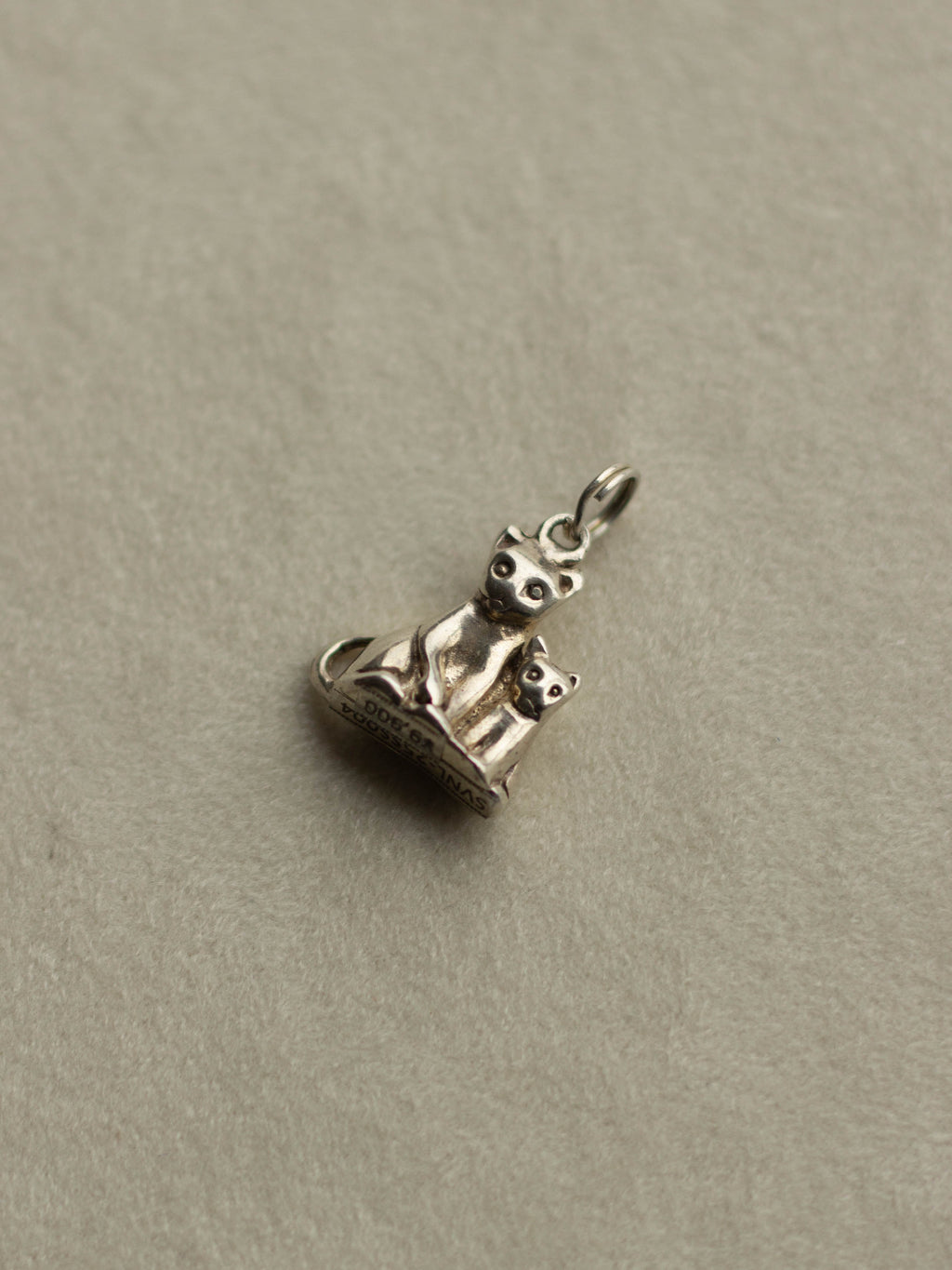 Silver Cats Charm (SVN25004-2)