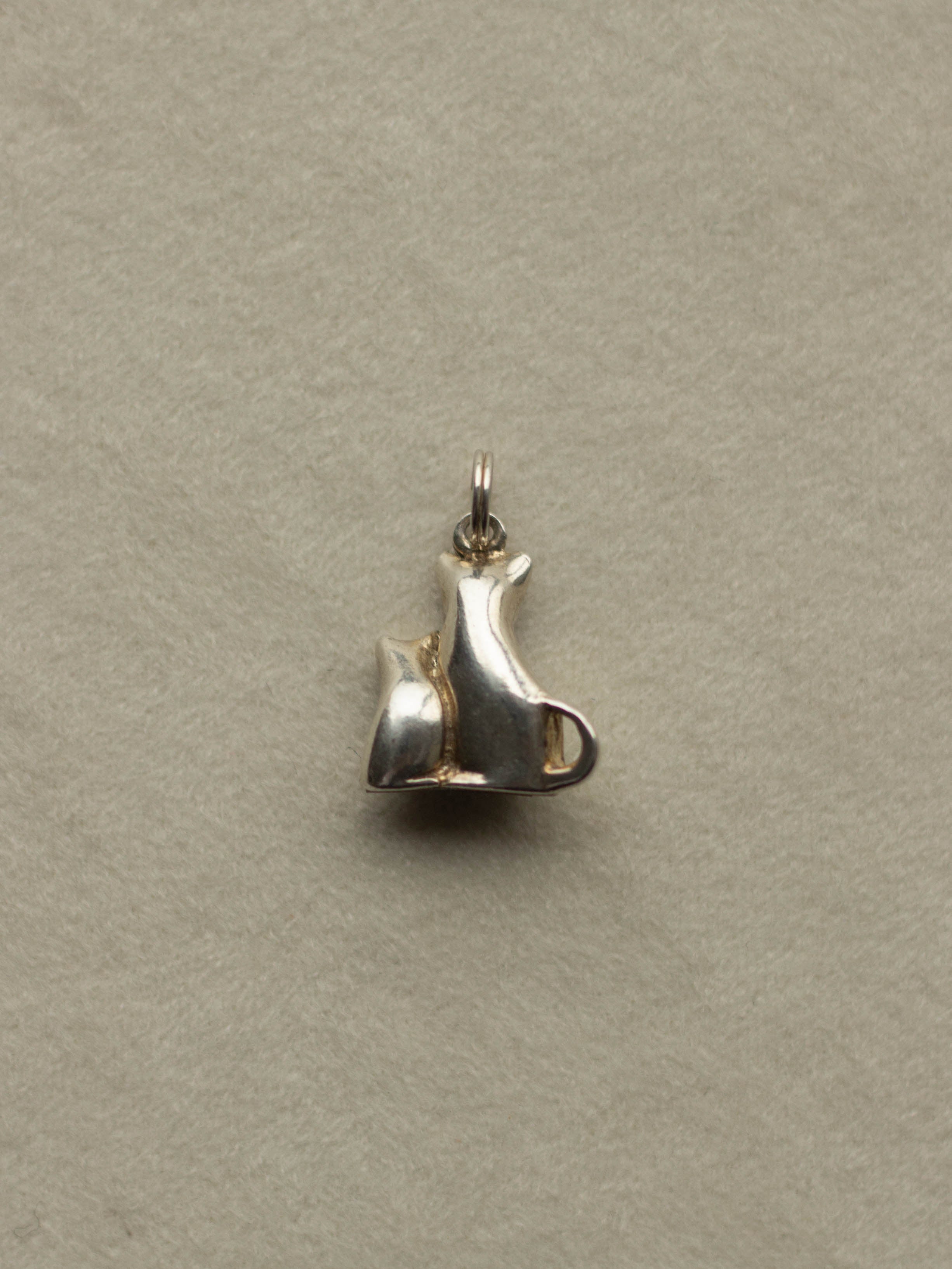 Silver Cats Charm (SVN25004-2)
