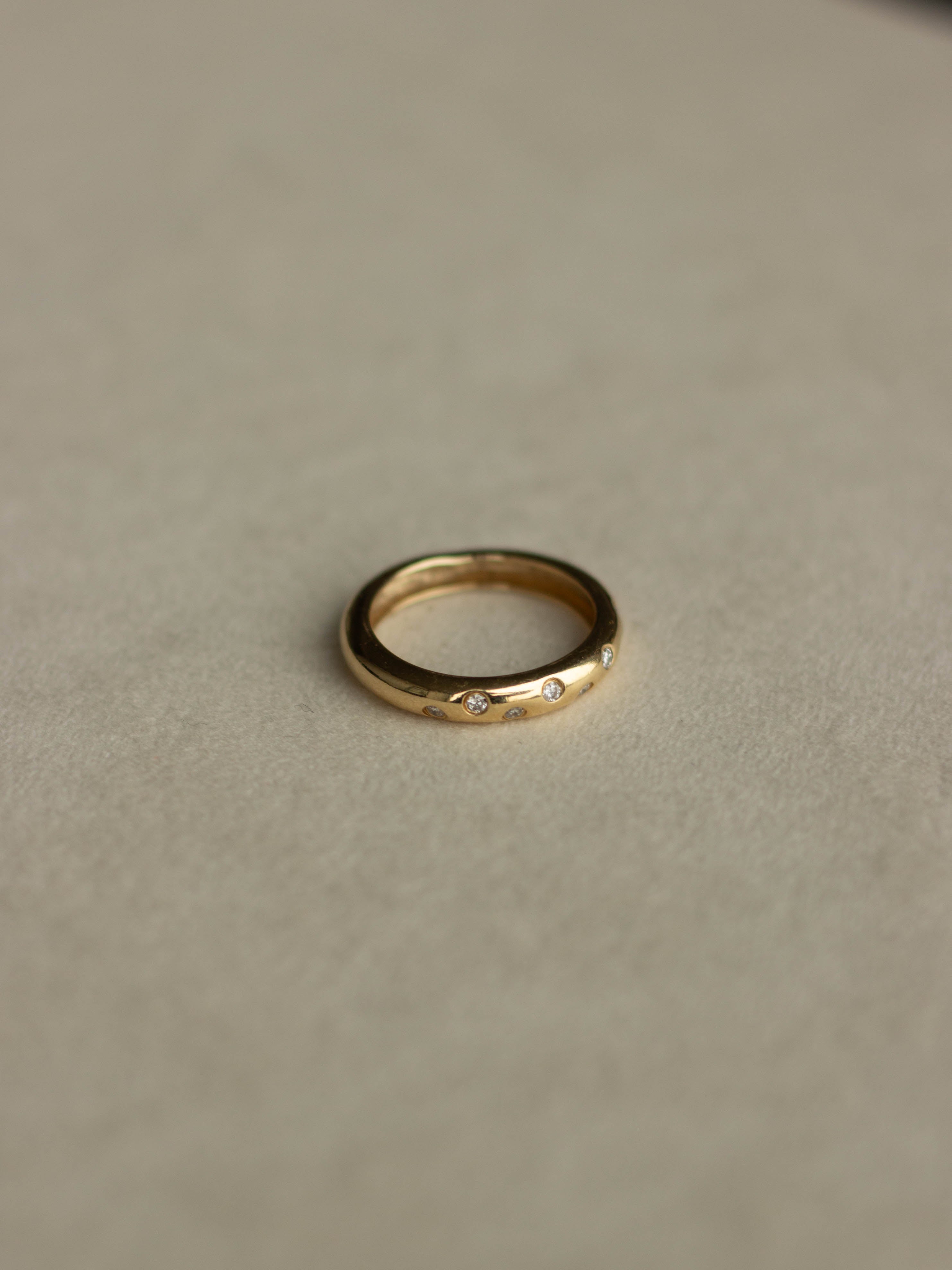 14K Dotted Diamond Ring (GDR-42)