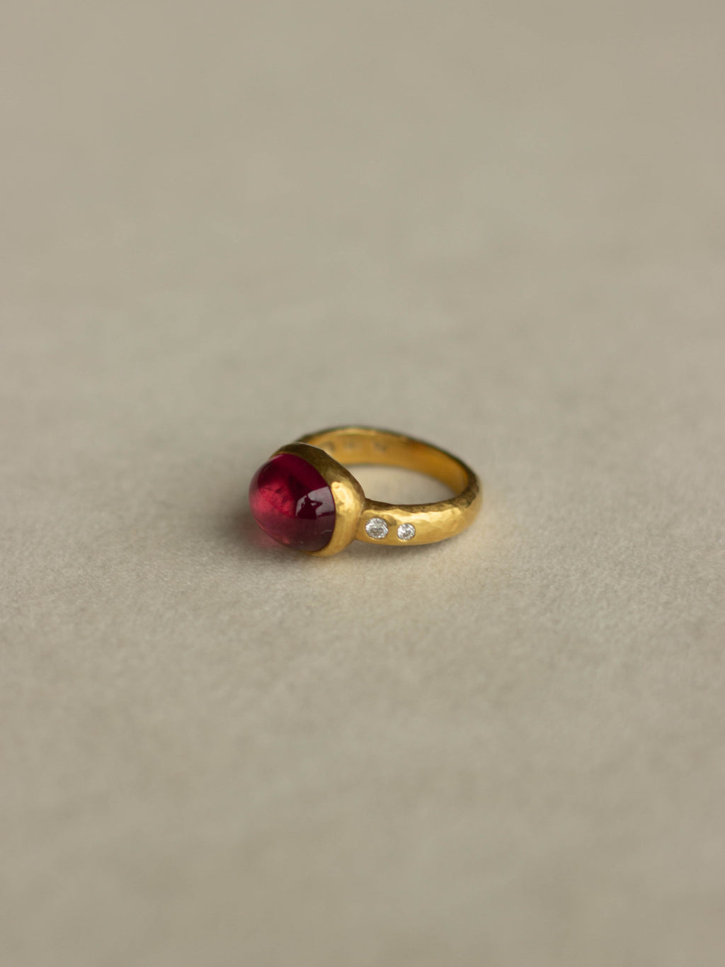 18K Gold Rubellite Ring (GDR-2501)