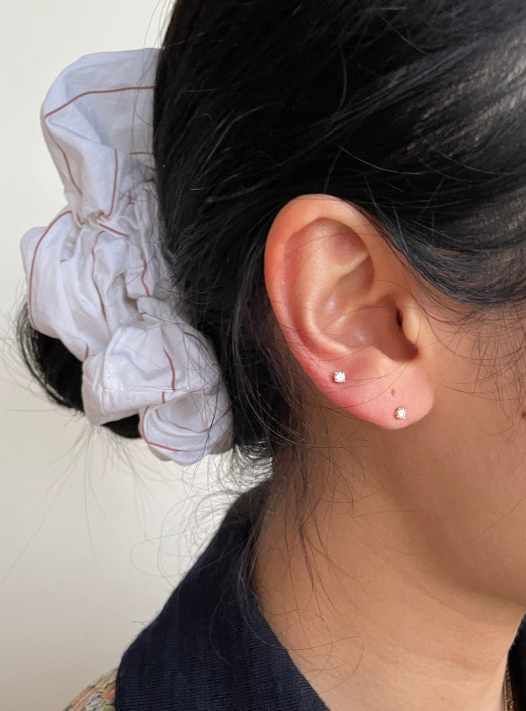 14K x Natural Diamond Earrings