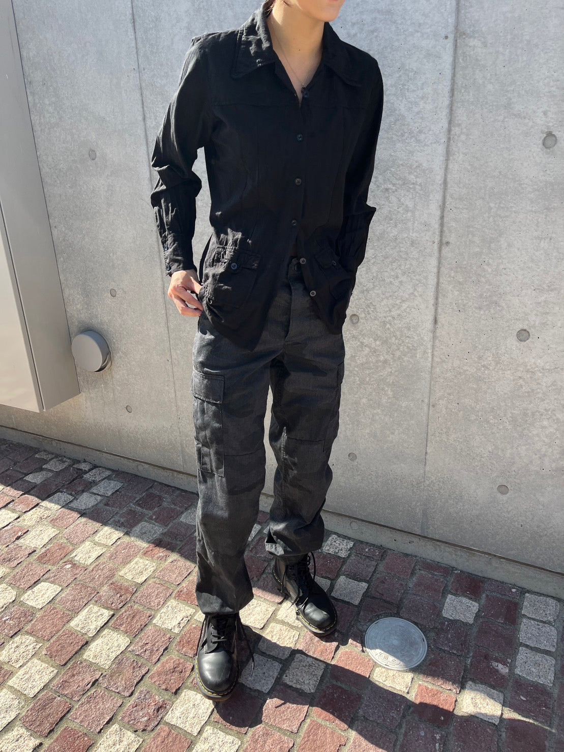 Over-Dyed Cotton x Poly 6 Pockets Pants Camo