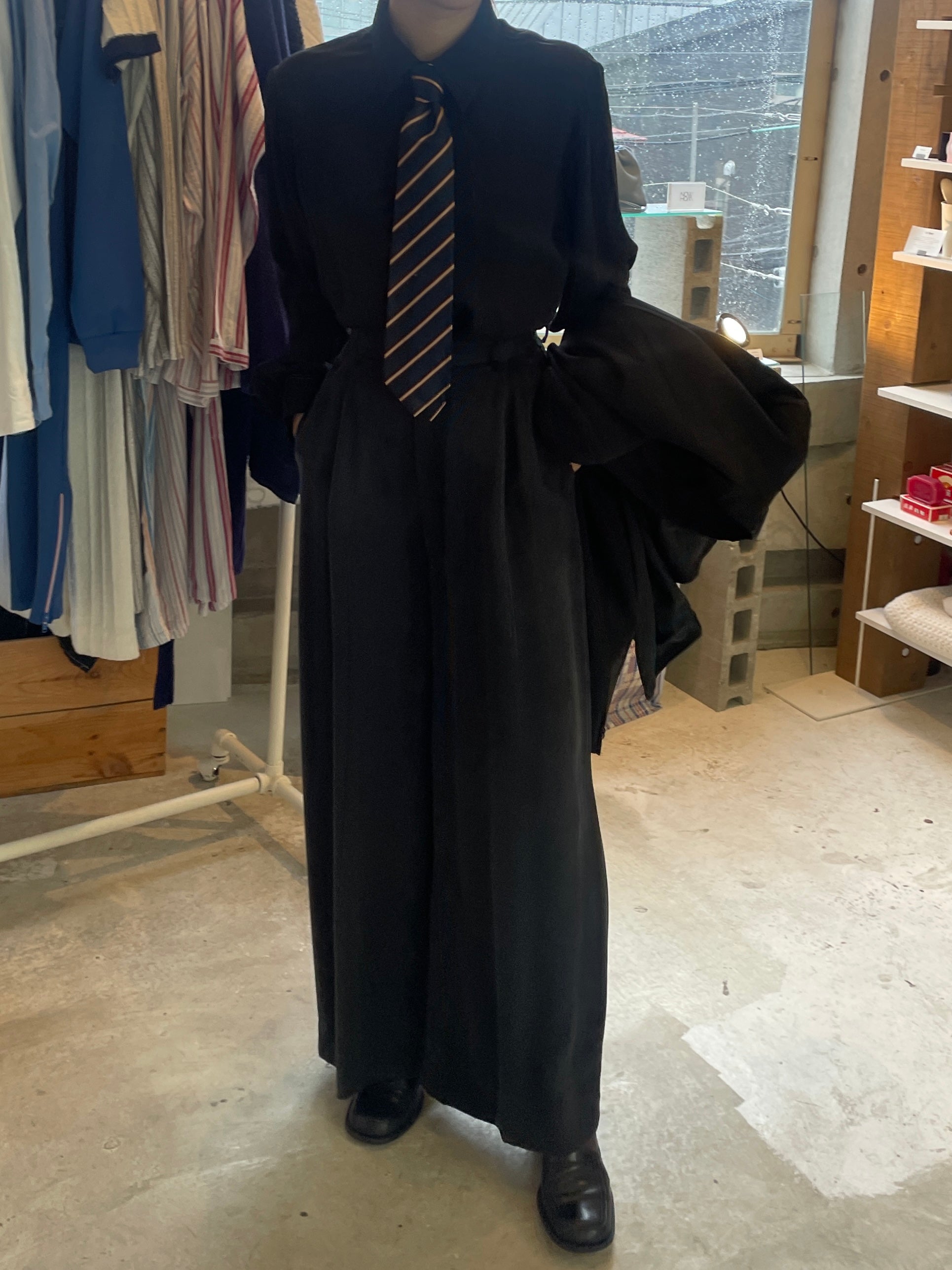 Over-Dyed 100% Cupra Sheer Shirt